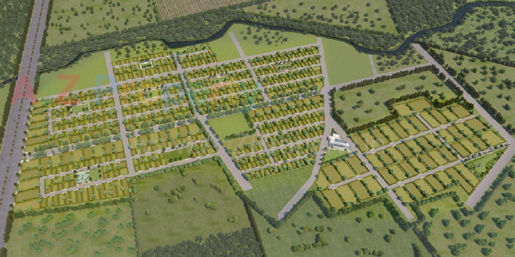 3D Elevation of real estate project Iscon Elevan located at Sidsar, Bhavnagar, Gujarat