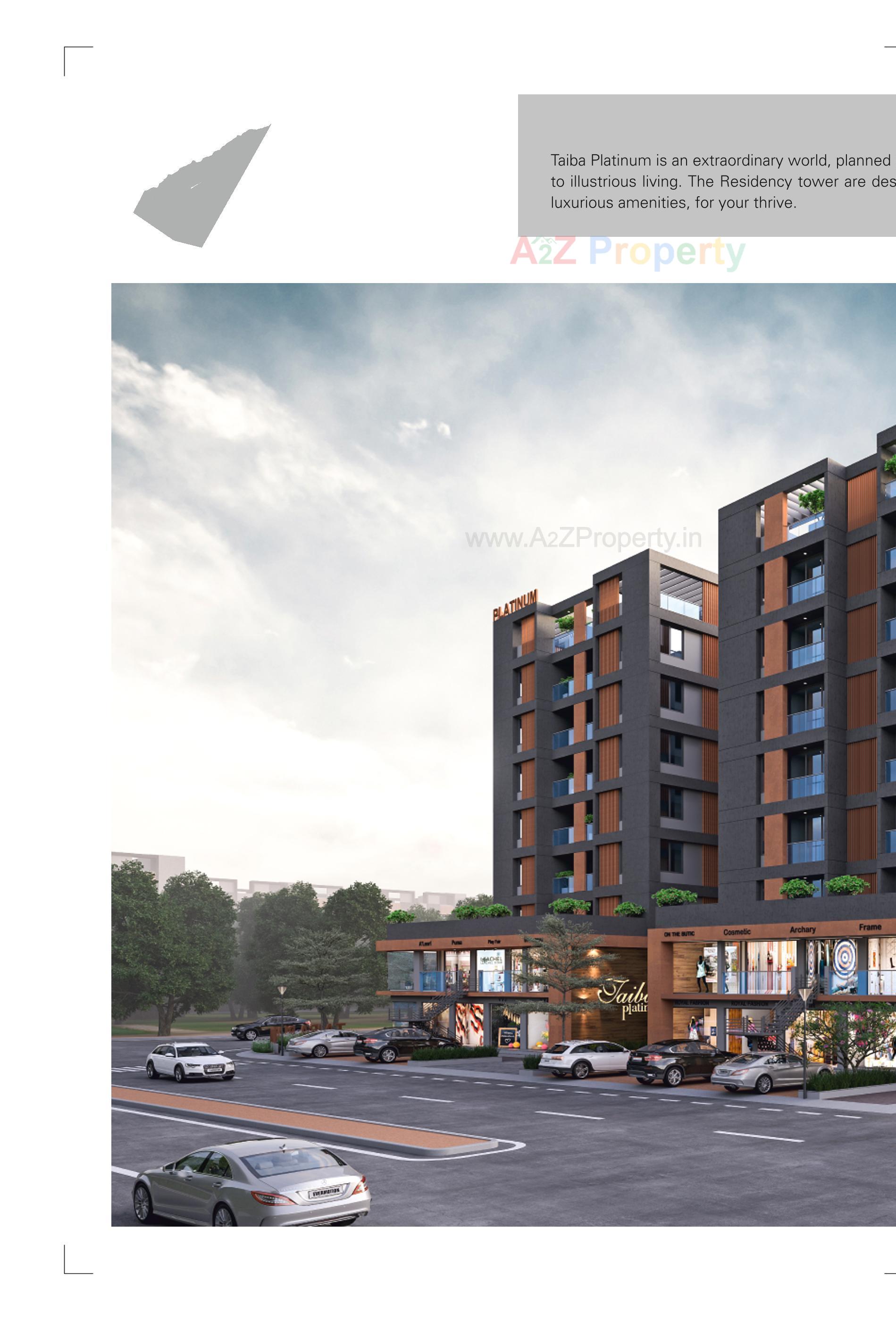 3D Elevation of real estate project Jito Pride located at Tarsamiya, Bhavnagar, Gujarat