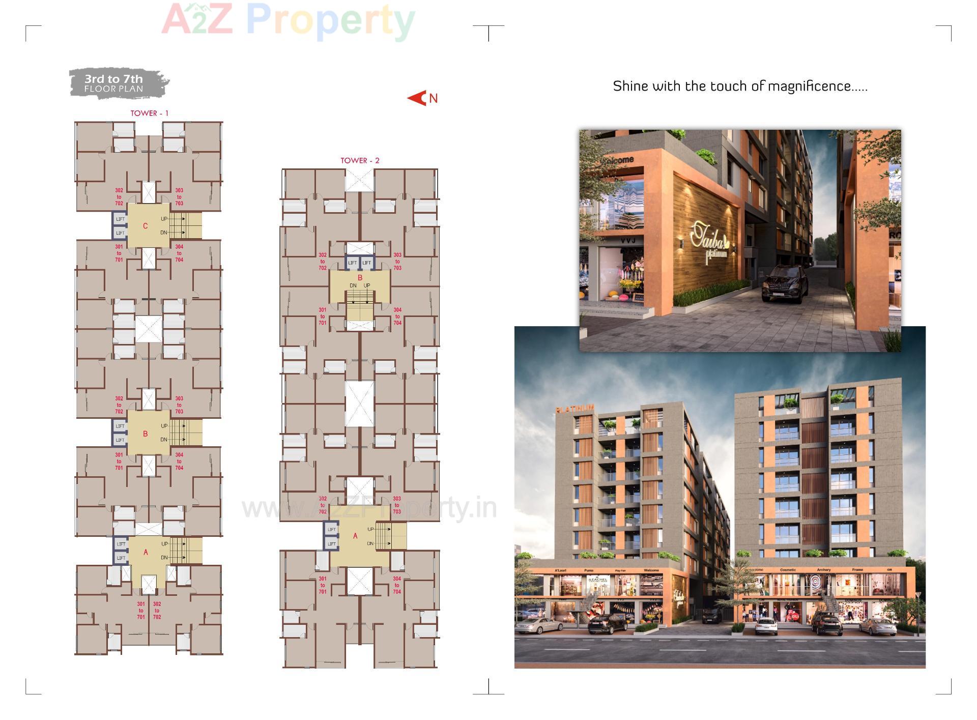 Layout of real estate project Jito Pride located at Tarsamiya, Bhavnagar, Gujarat