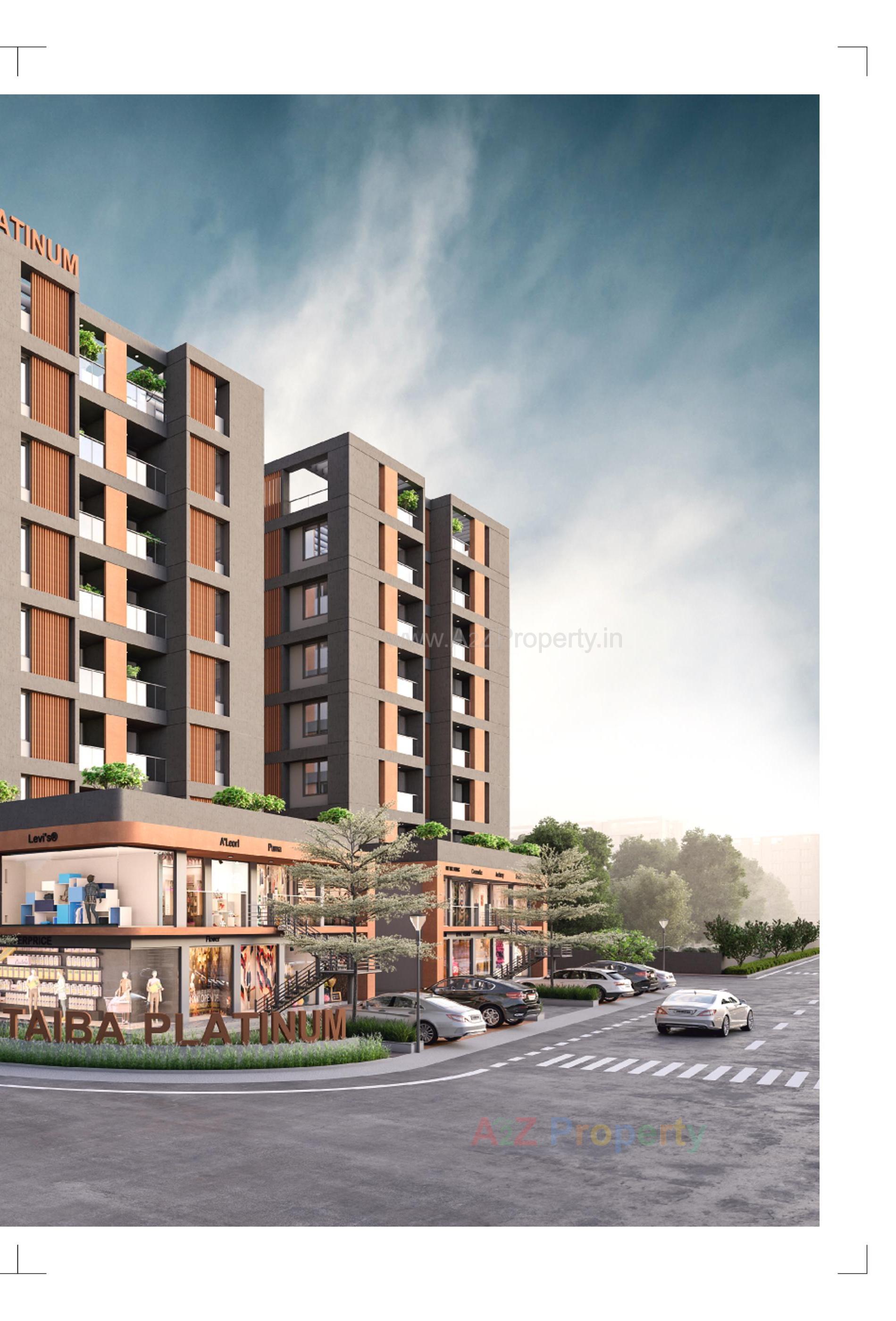 3D Elevation of real estate project Jito Pride located at Tarsamiya, Bhavnagar, Gujarat