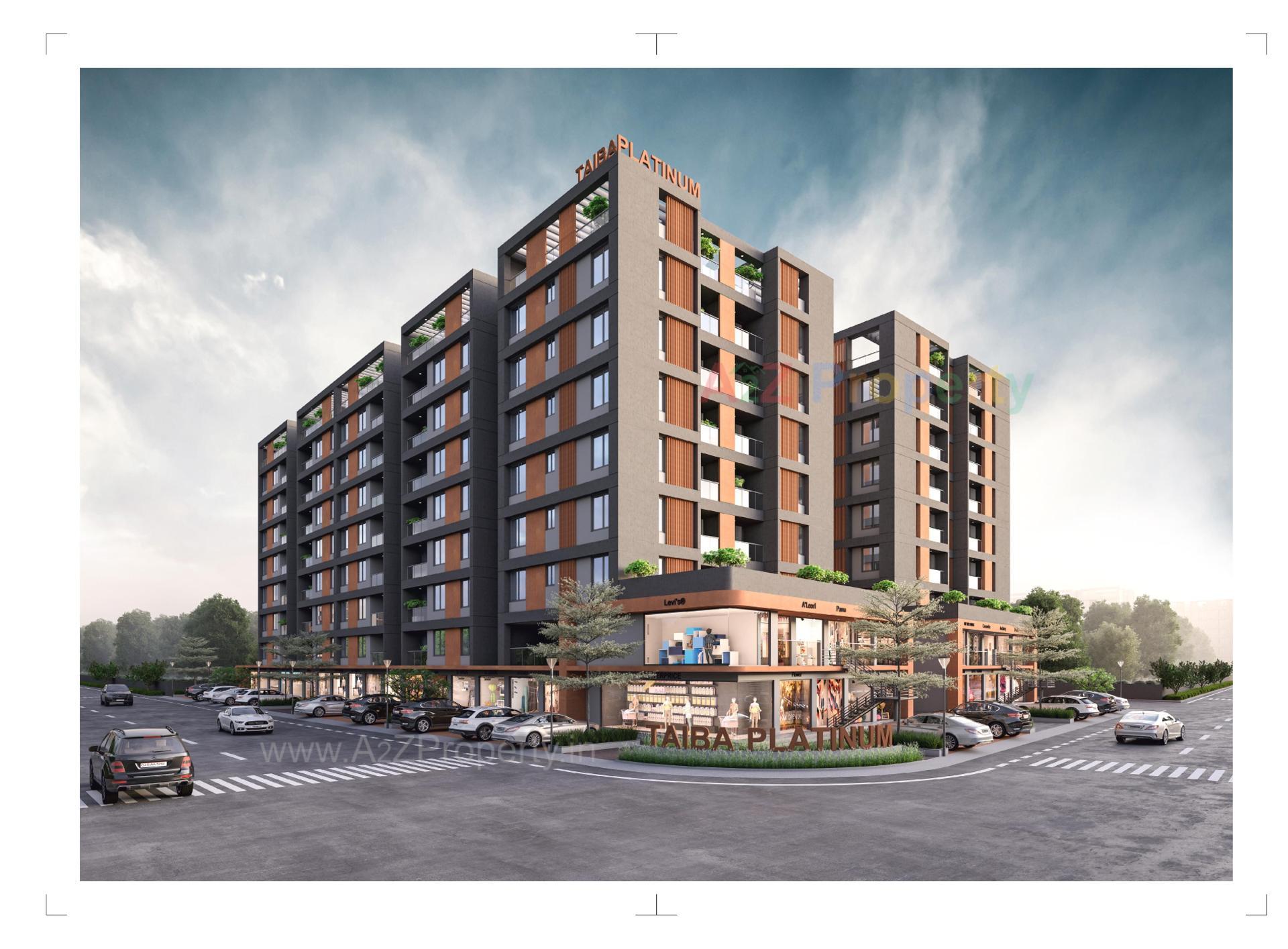 3D Elevation of real estate project Jito Pride located at Tarsamiya, Bhavnagar, Gujarat