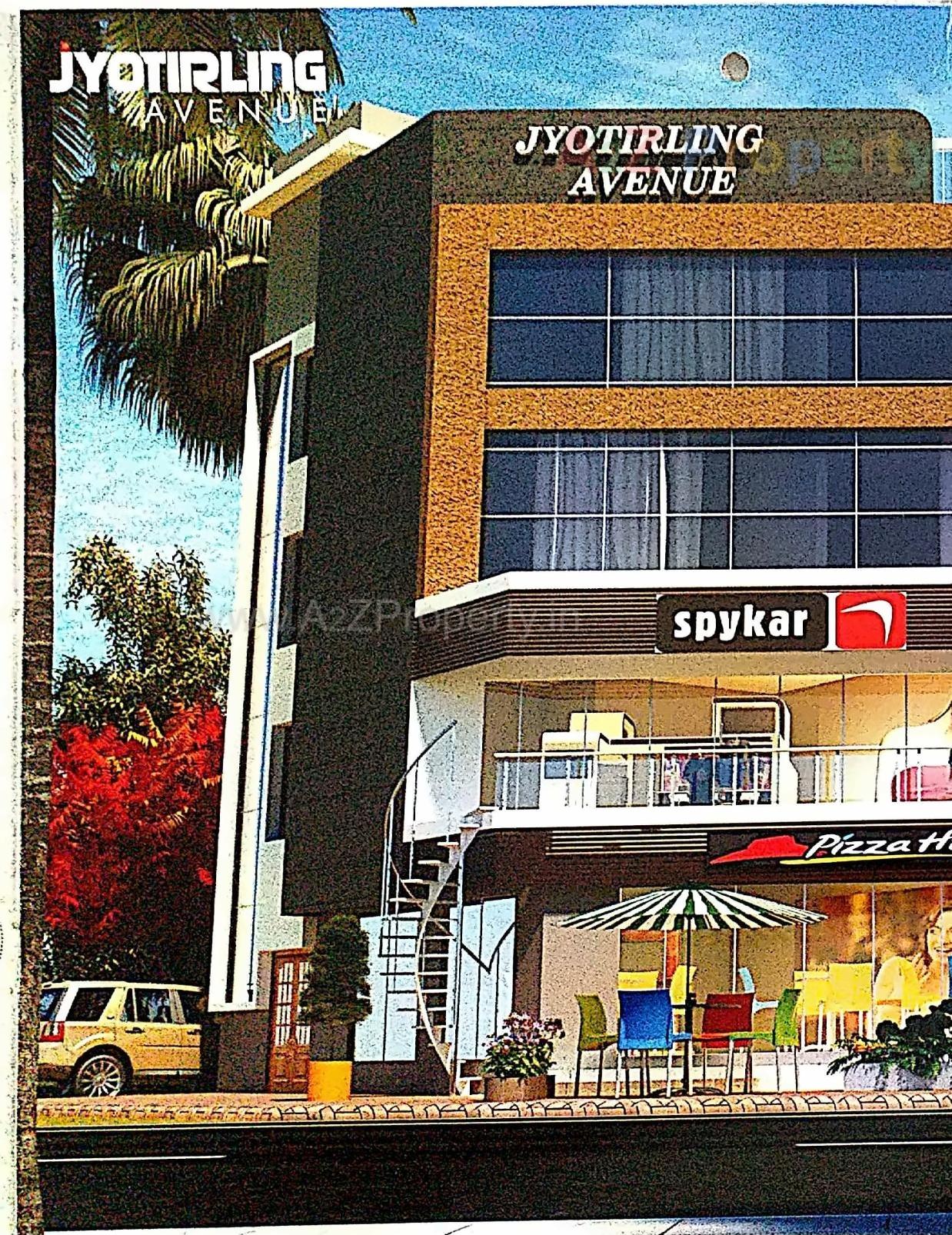 3D Elevation of real estate project Jyotirling Avenue located at Bhavnagar, Bhavnagar, Gujarat