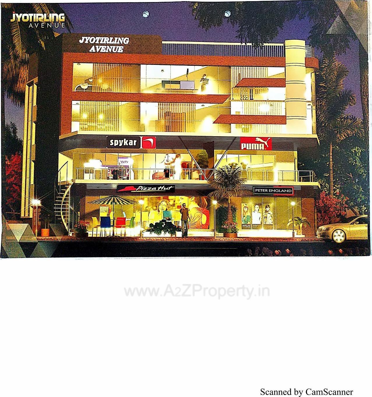 3D Elevation of real estate project Jyotirling Avenue located at Bhavnagar, Bhavnagar, Gujarat