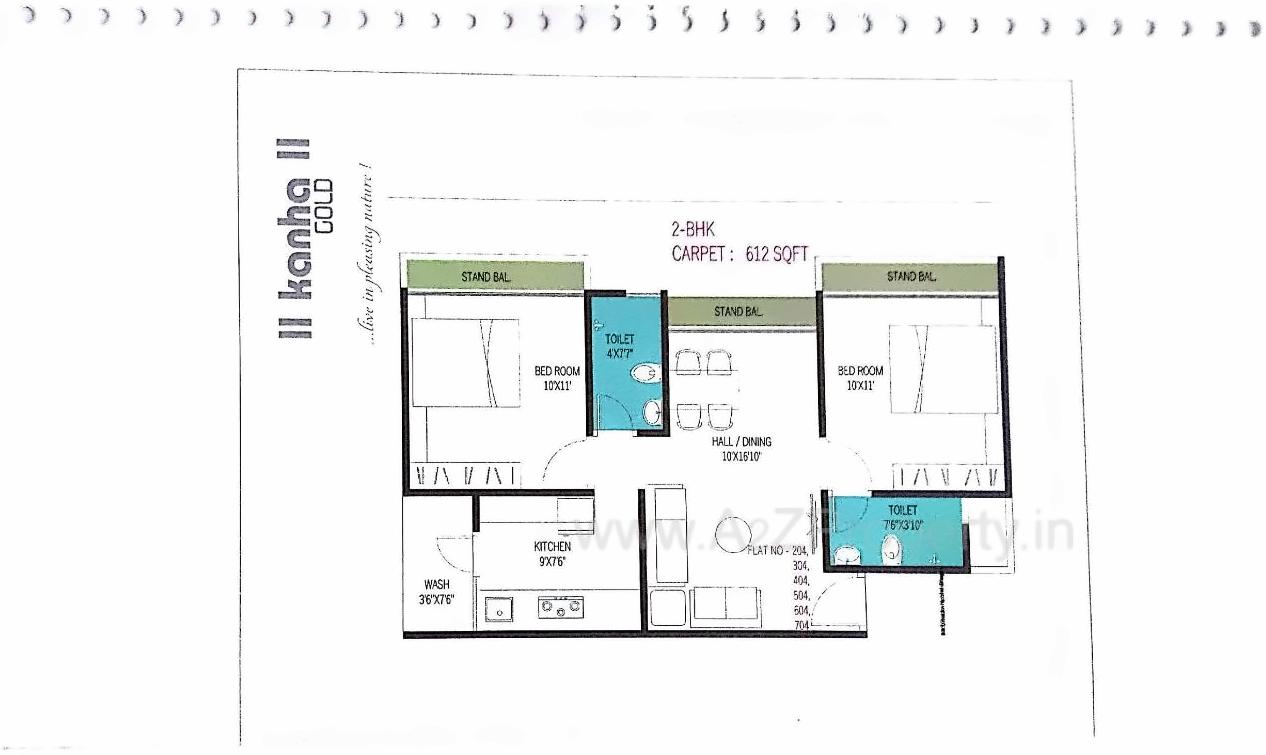 Layout of real estate project Kanha Gold located at Bhavnagar, Bhavnagar, Gujarat