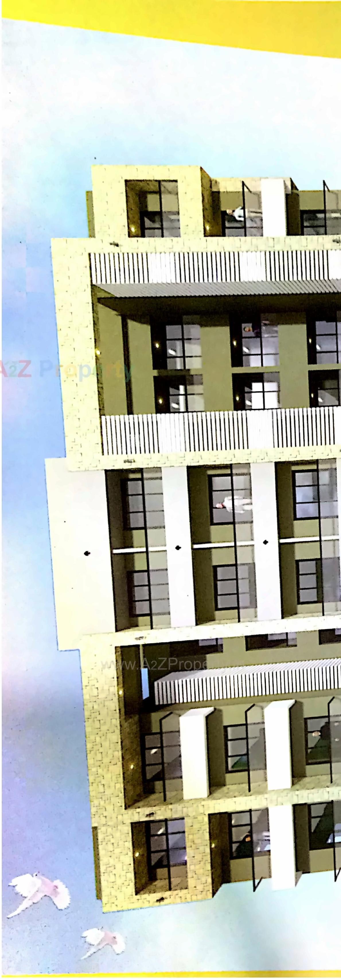 Layout of real estate project Krishna Skyz located at Vadva, Bhavnagar, Gujarat