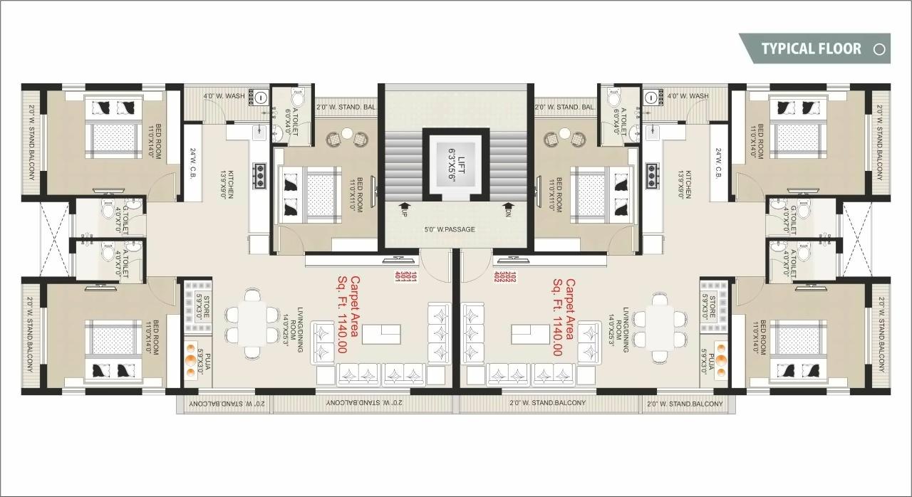 Layout of real estate project Manas Shanti located at Bhavnagar, Bhavnagar, Gujarat