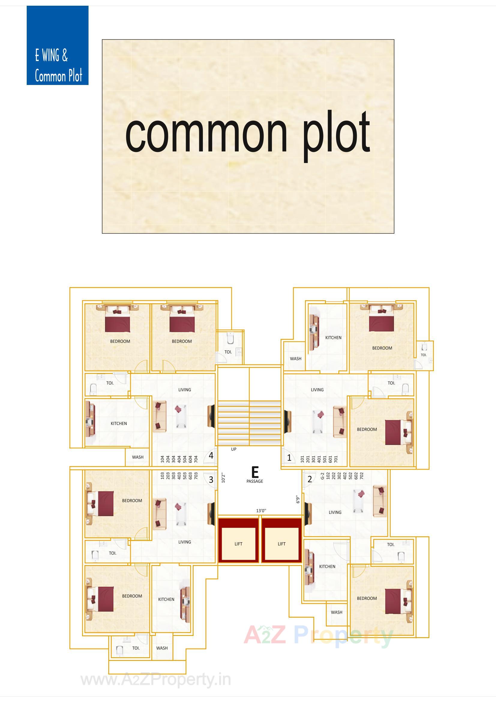 Layout of real estate project Mannat Tower located at Bhavnagar, Bhavnagar, Gujarat