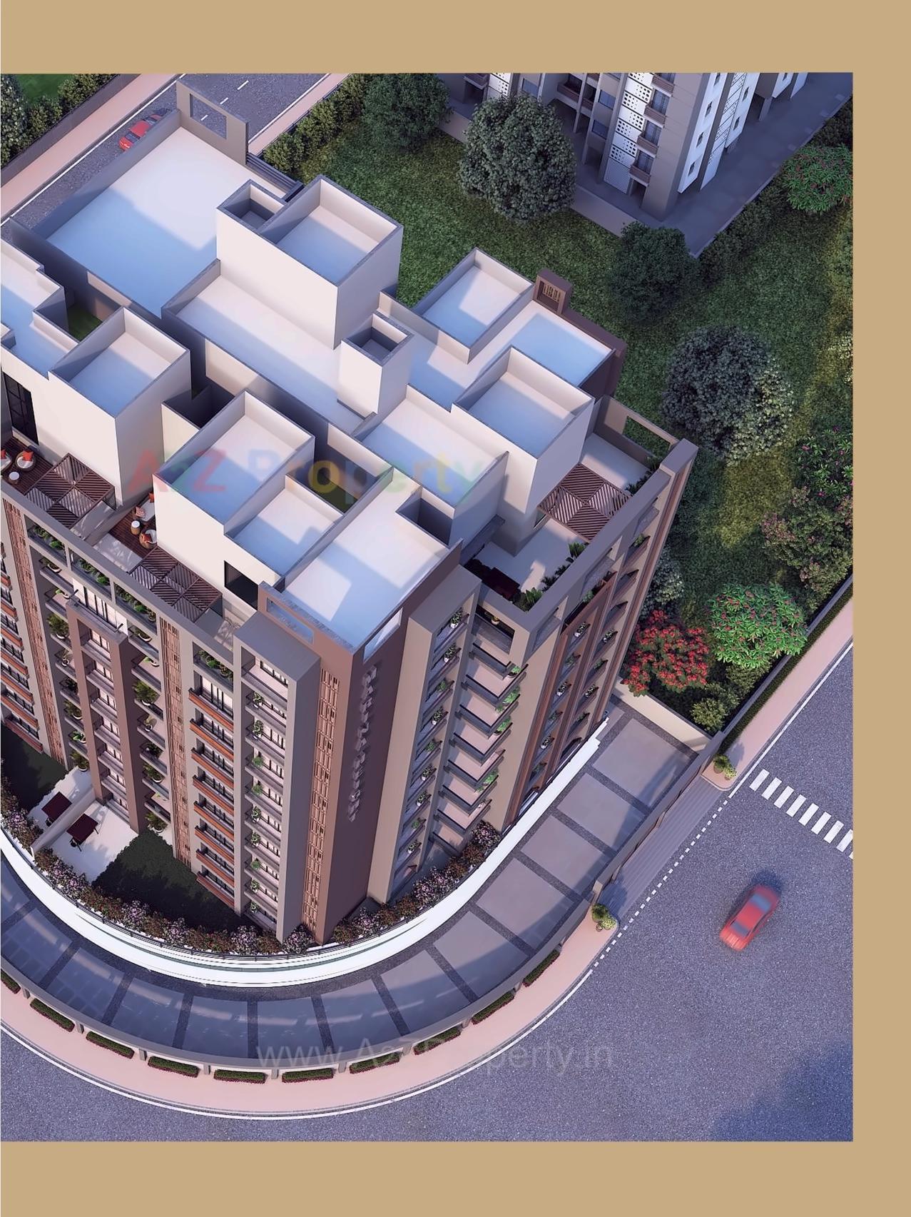 3D Elevation of real estate project Marina Height located at Bhavnagar, Bhavnagar, Gujarat