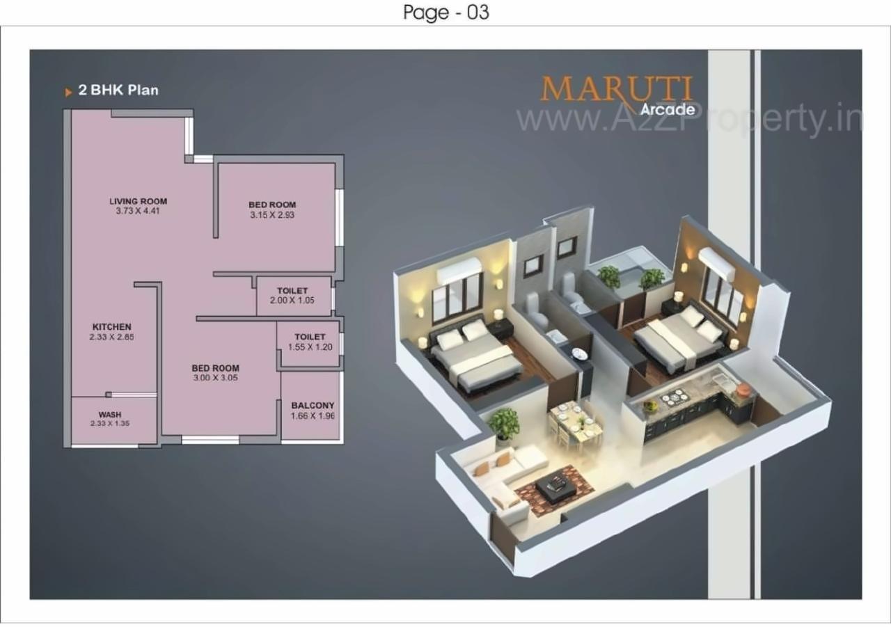 Layout of real estate project Maruti Arcade located at Chitra, Bhavnagar, Gujarat