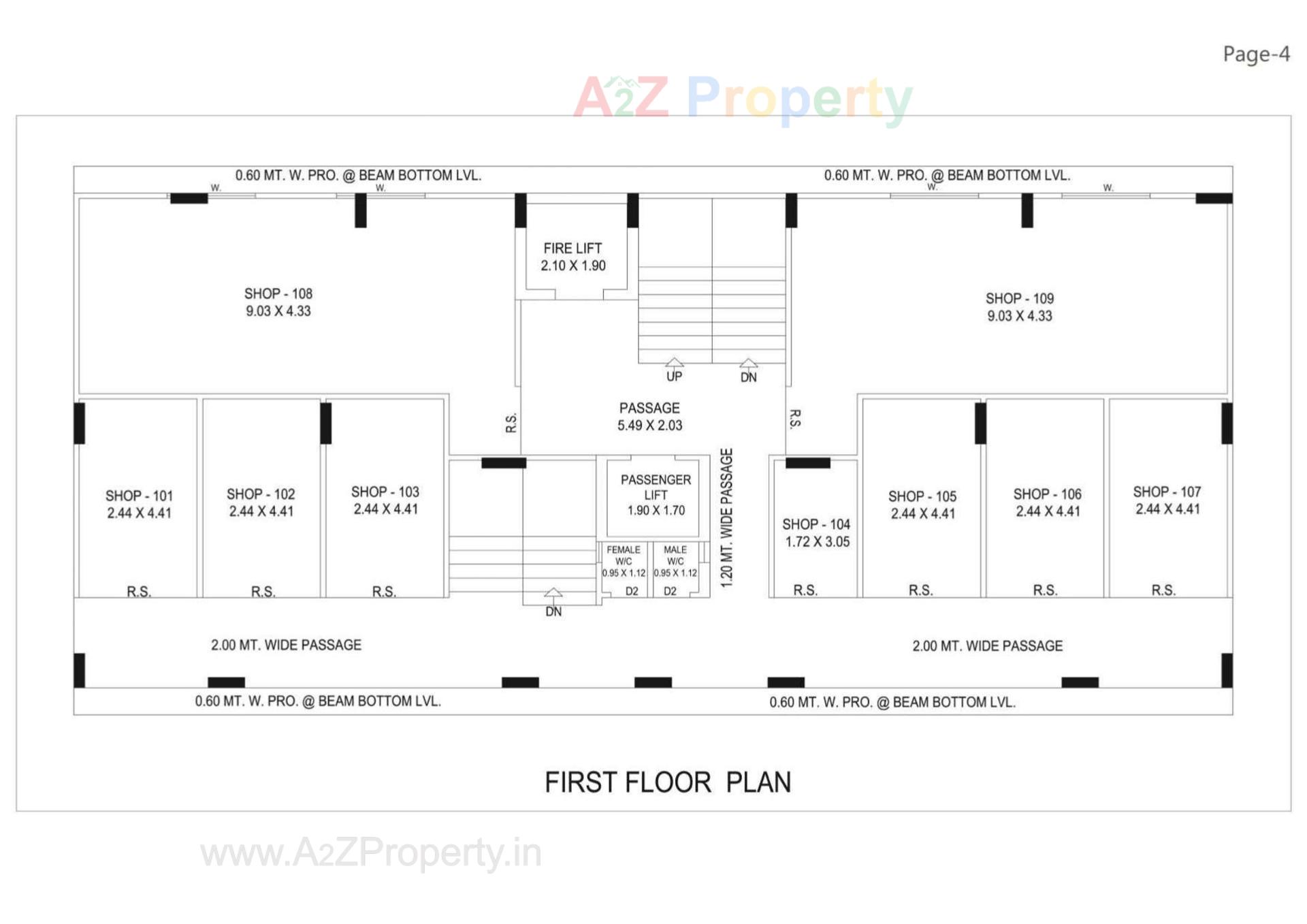 Layout of real estate project Maruti Heights located at Bhavnagar, Bhavnagar, Gujarat