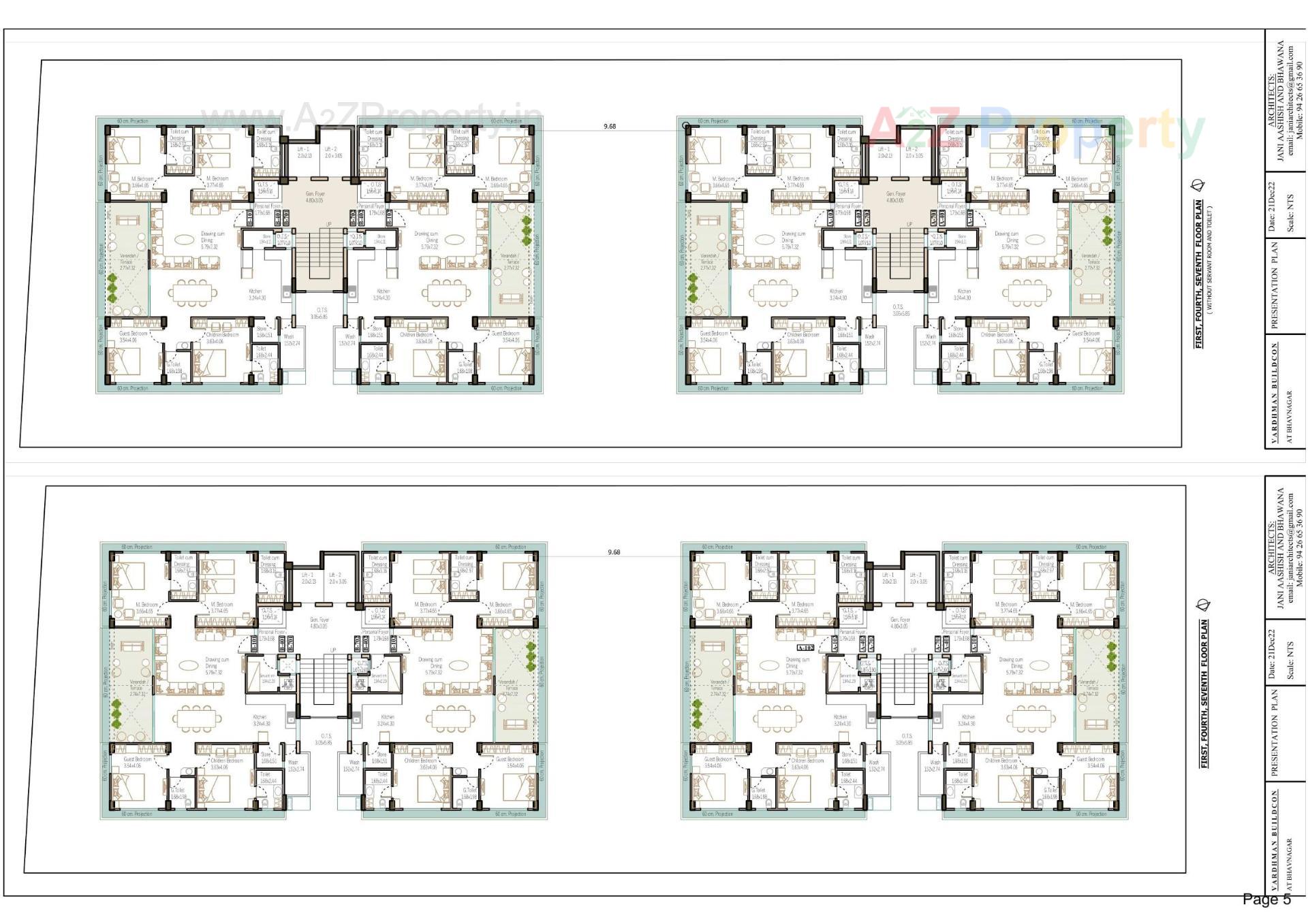 Layout of real estate project Nest One located at Bhavnagar, Bhavnagar, Gujarat