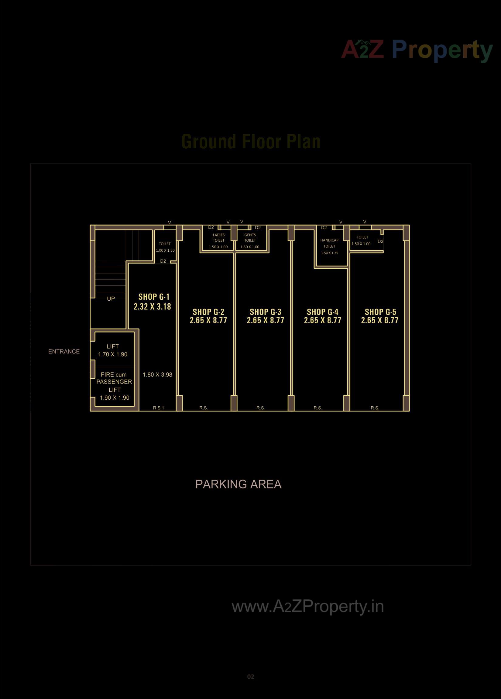  of real estate project Paradies Square located at Vadva, Bhavnagar, Gujarat