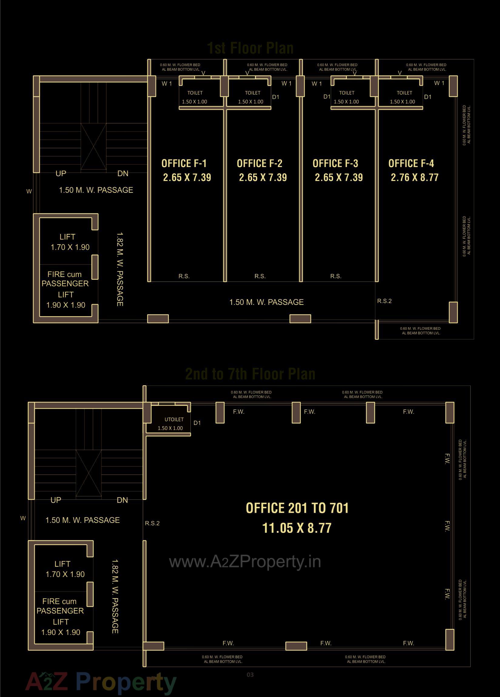  of real estate project Paradies Square located at Vadva, Bhavnagar, Gujarat