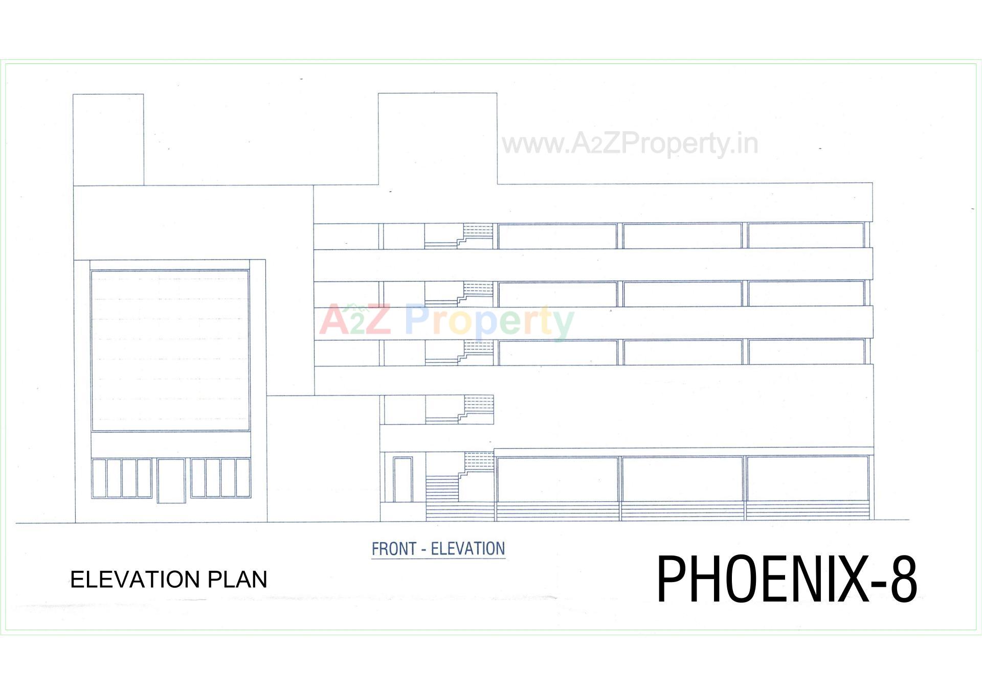 Layout of real estate project Phoenix located at Ta, Bhavnagar, Gujarat