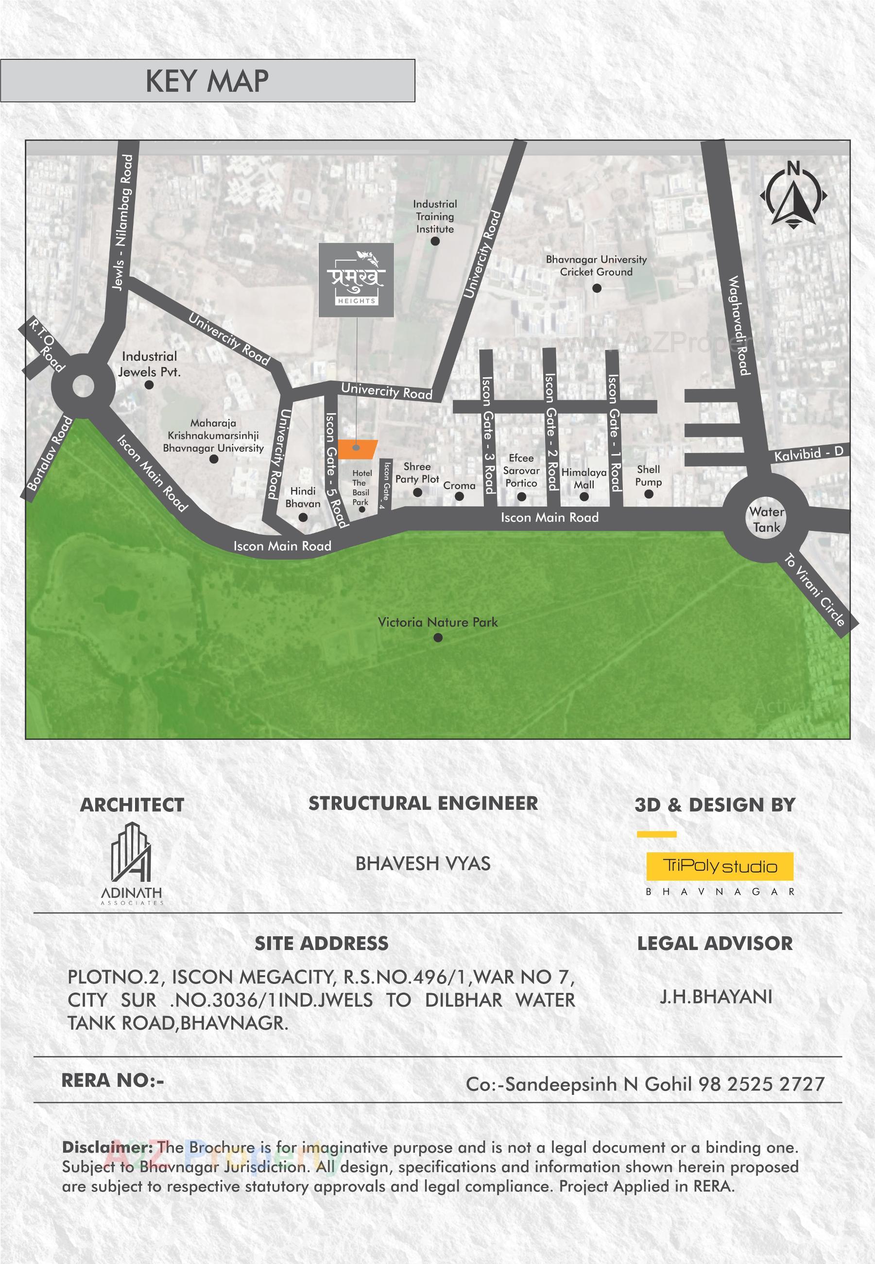  of real estate project Pramukh Heights located at Vadva, Bhavnagar, Gujarat