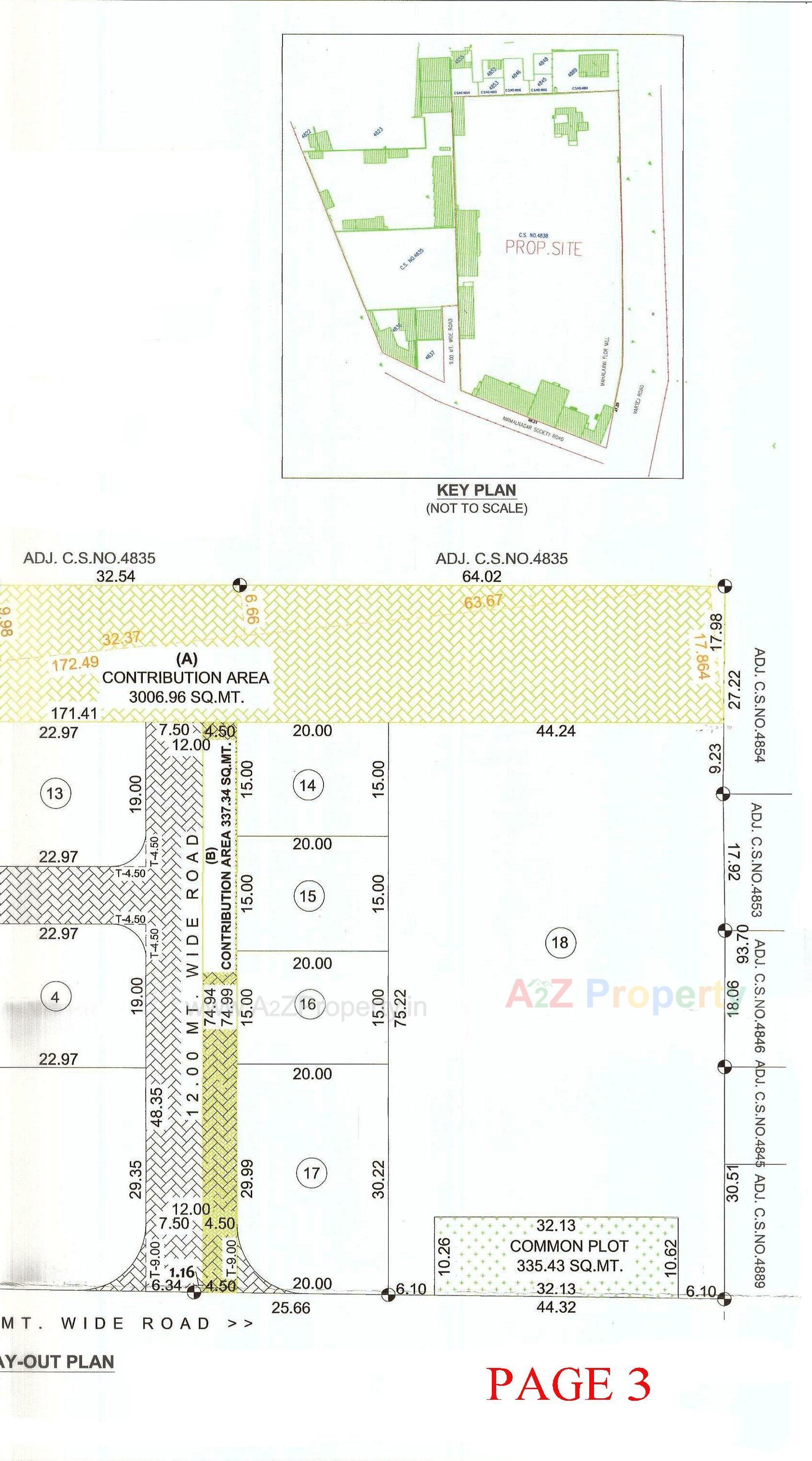 Layout of real estate project Priya Blue Diamond Park located at Vadva, Bhavnagar, Gujarat