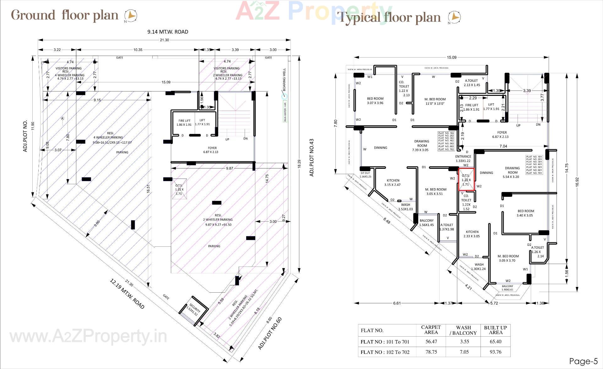 Layout of real estate project Pyramid located at Bhavnagar, Bhavnagar, Gujarat