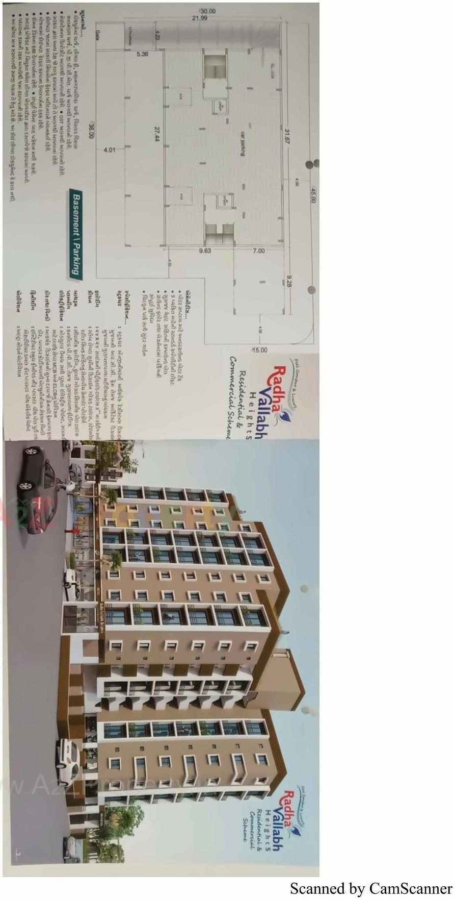 Layout of real estate project Radha Vallabh Heights located at Bhavnagar, Bhavnagar, Gujarat