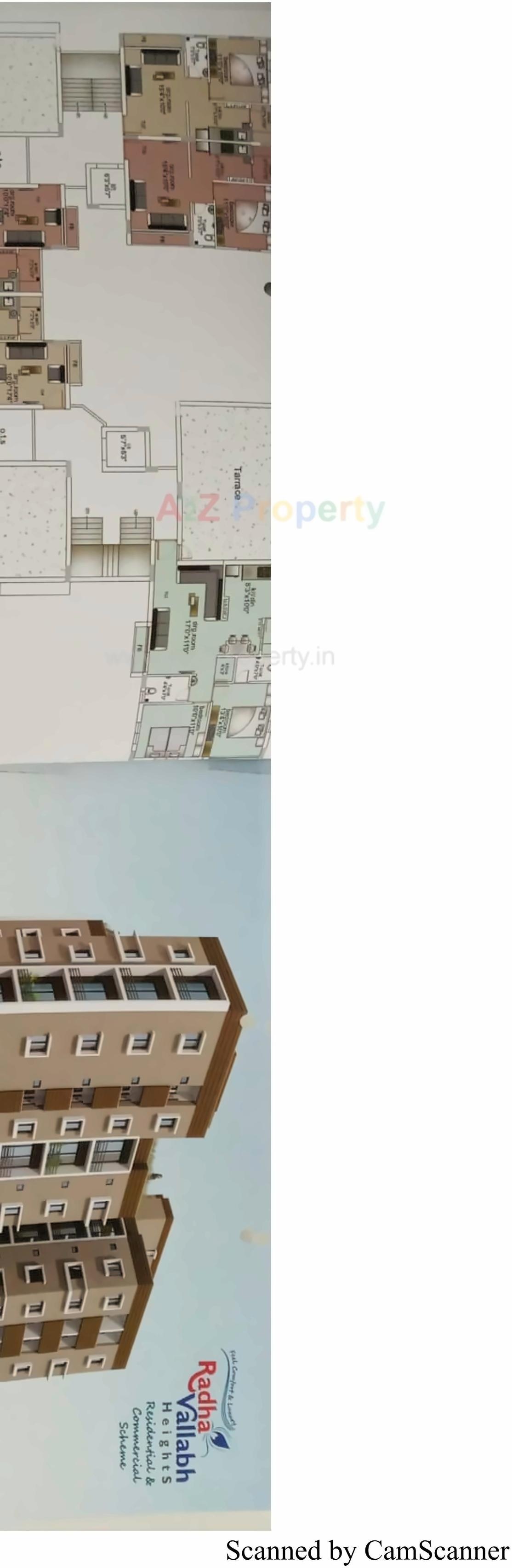 Layout of real estate project Radha Vallabh Heights located at Bhavnagar, Bhavnagar, Gujarat