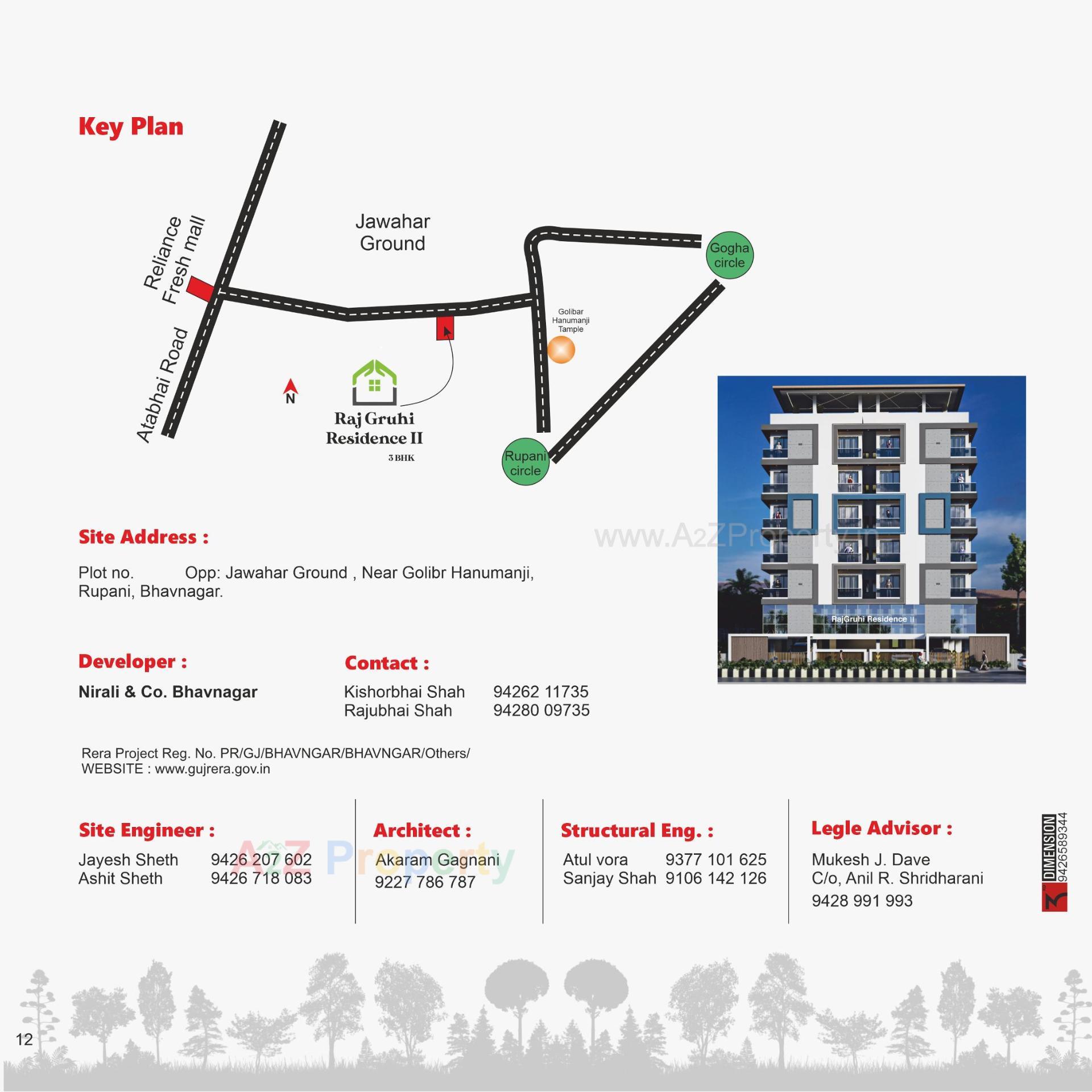 of real estate project Raj Gruhi Residence Ii located at Bhavnagar, Bhavnagar, Gujarat
