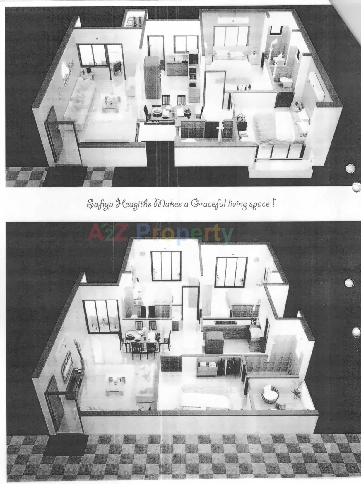 Layout of real estate project Safiya Heights located at Bhavnagar, Bhavnagar, Gujarat
