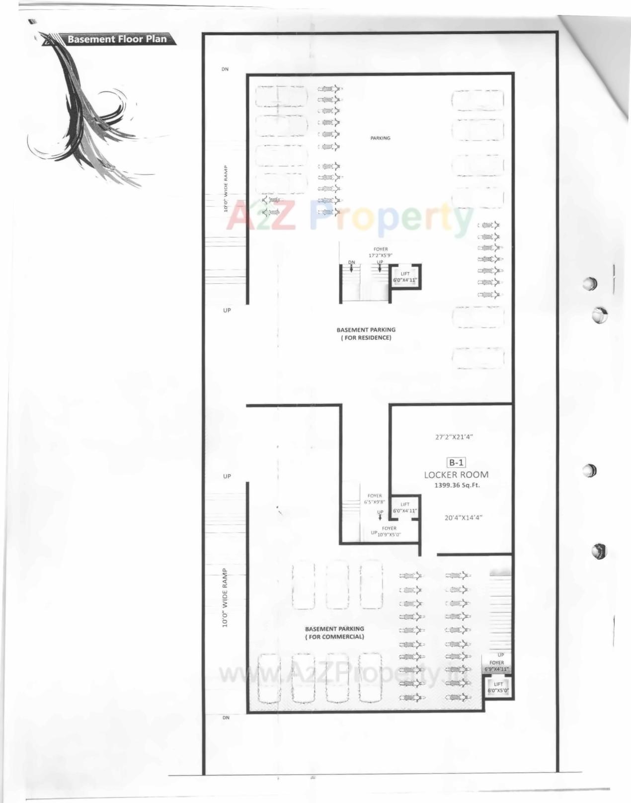 Layout of real estate project Safiya Heights located at Bhavnagar, Bhavnagar, Gujarat