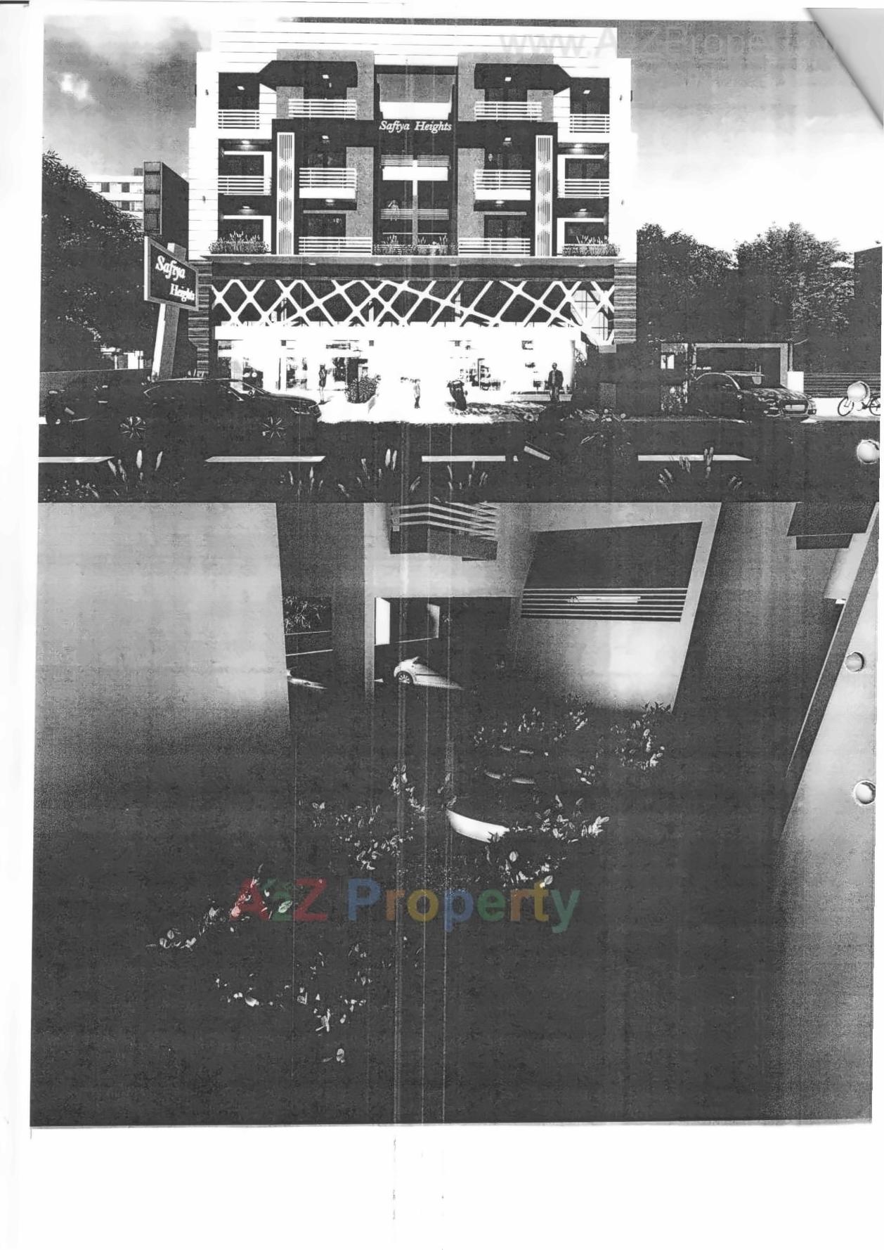 3D Elevation of real estate project Safiya Heights located at Bhavnagar, Bhavnagar, Gujarat