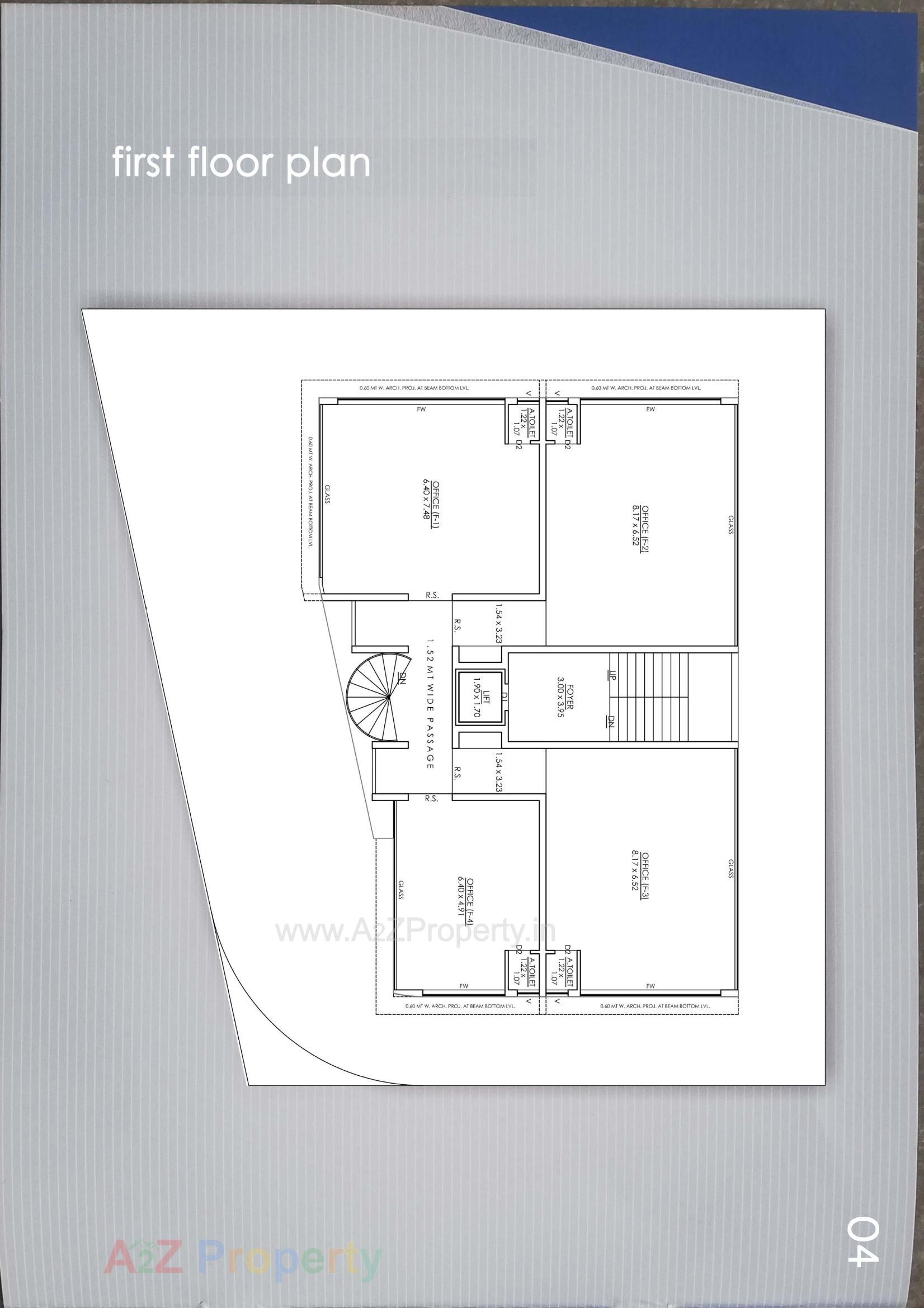 Layout of real estate project Sahjanand Villa located at Fulsar, Bhavnagar, Gujarat