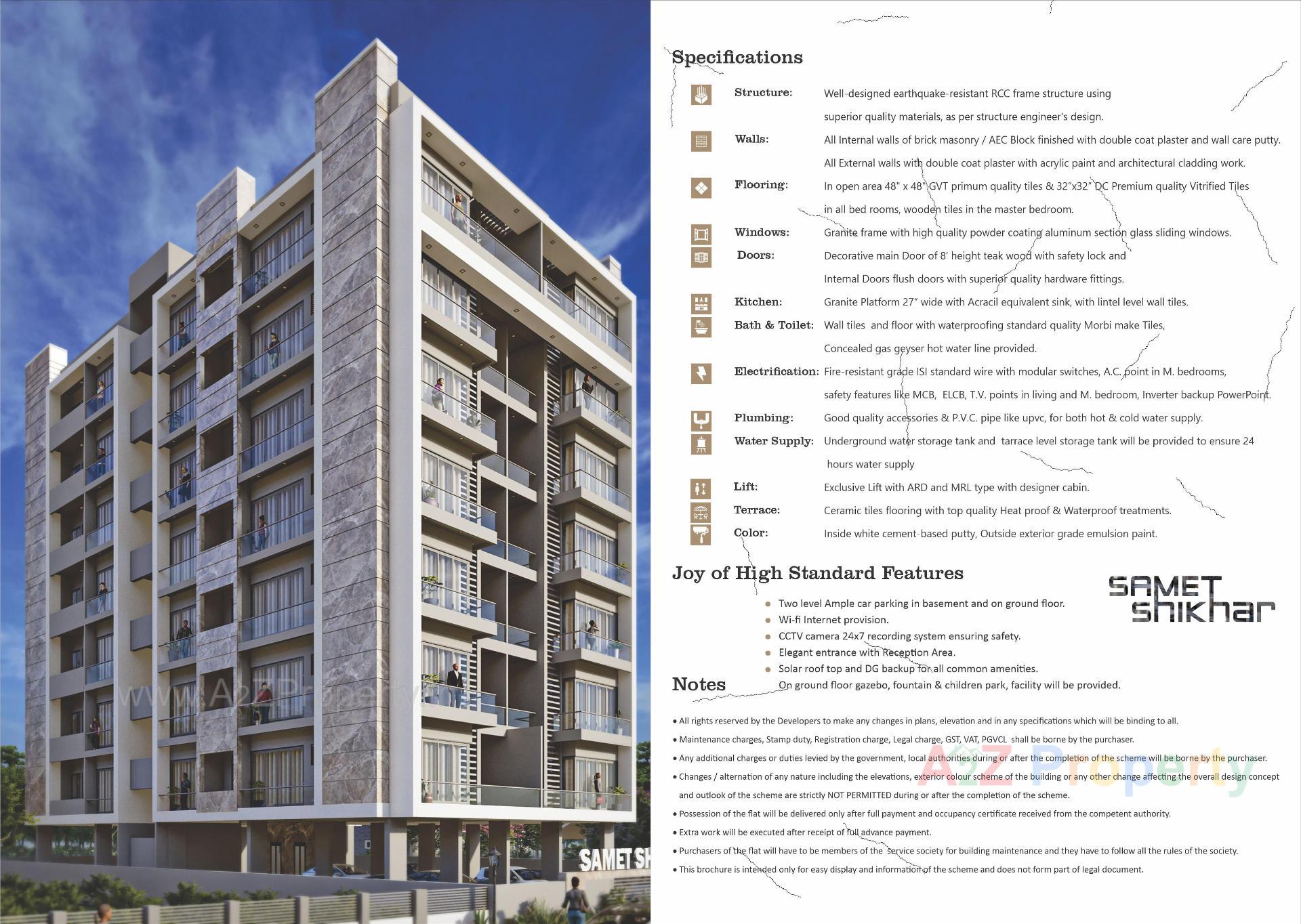  of real estate project Samet Shikhar located at Bhavnagar, Bhavnagar, Gujarat