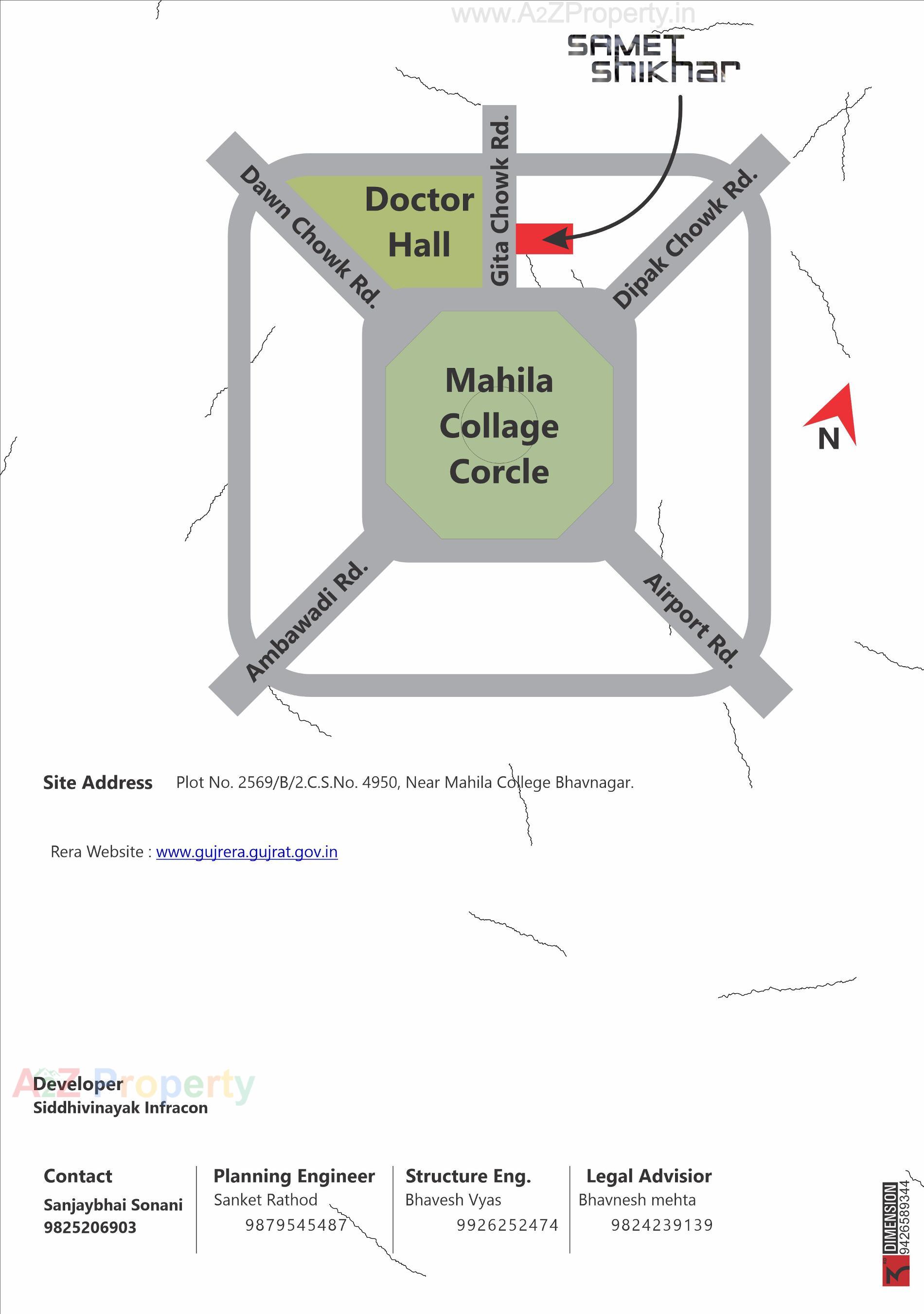  of real estate project Samet Shikhar located at Bhavnagar, Bhavnagar, Gujarat