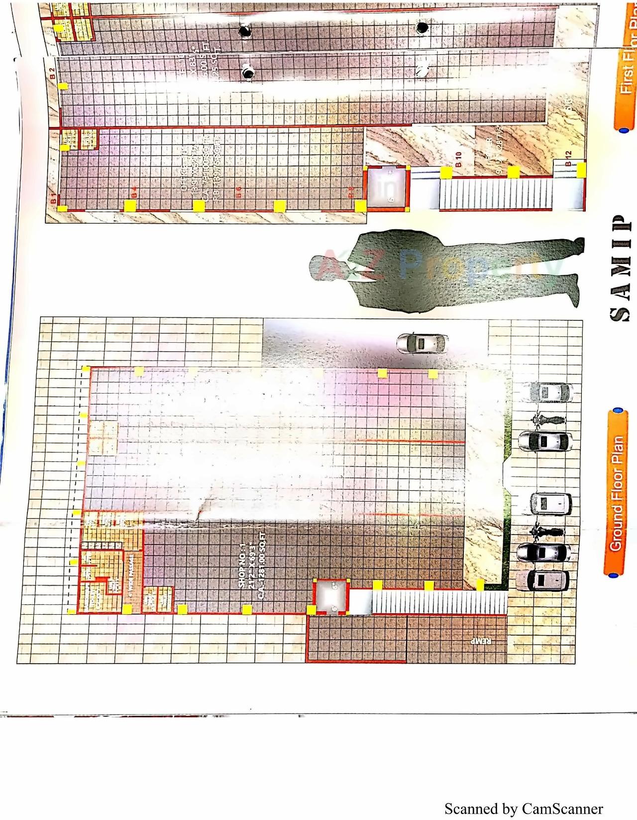Layout of real estate project Samip located at Bhavnagar, Bhavnagar, Gujarat