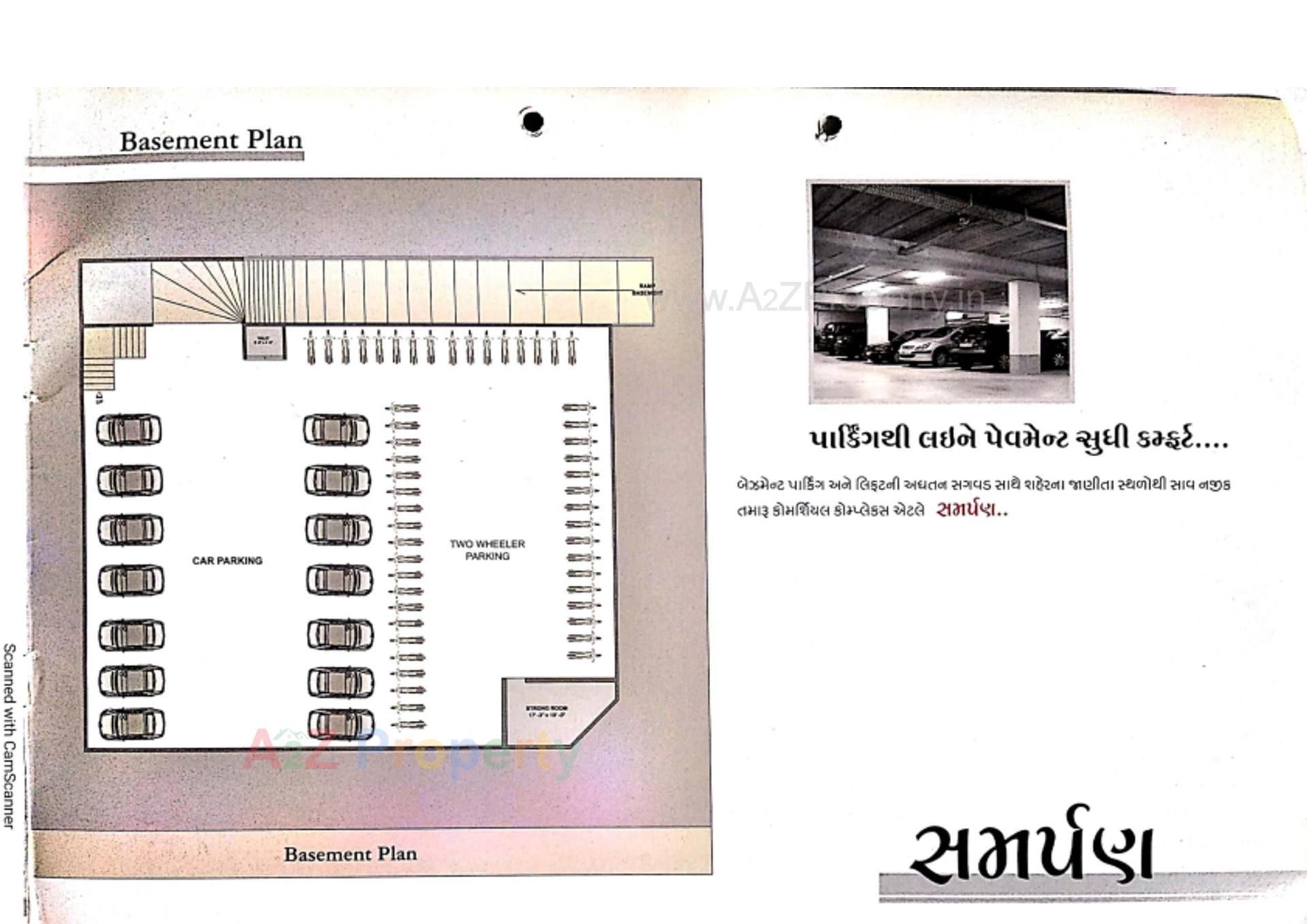 Layout of real estate project Samrpan located at Vadva, Bhavnagar, Gujarat