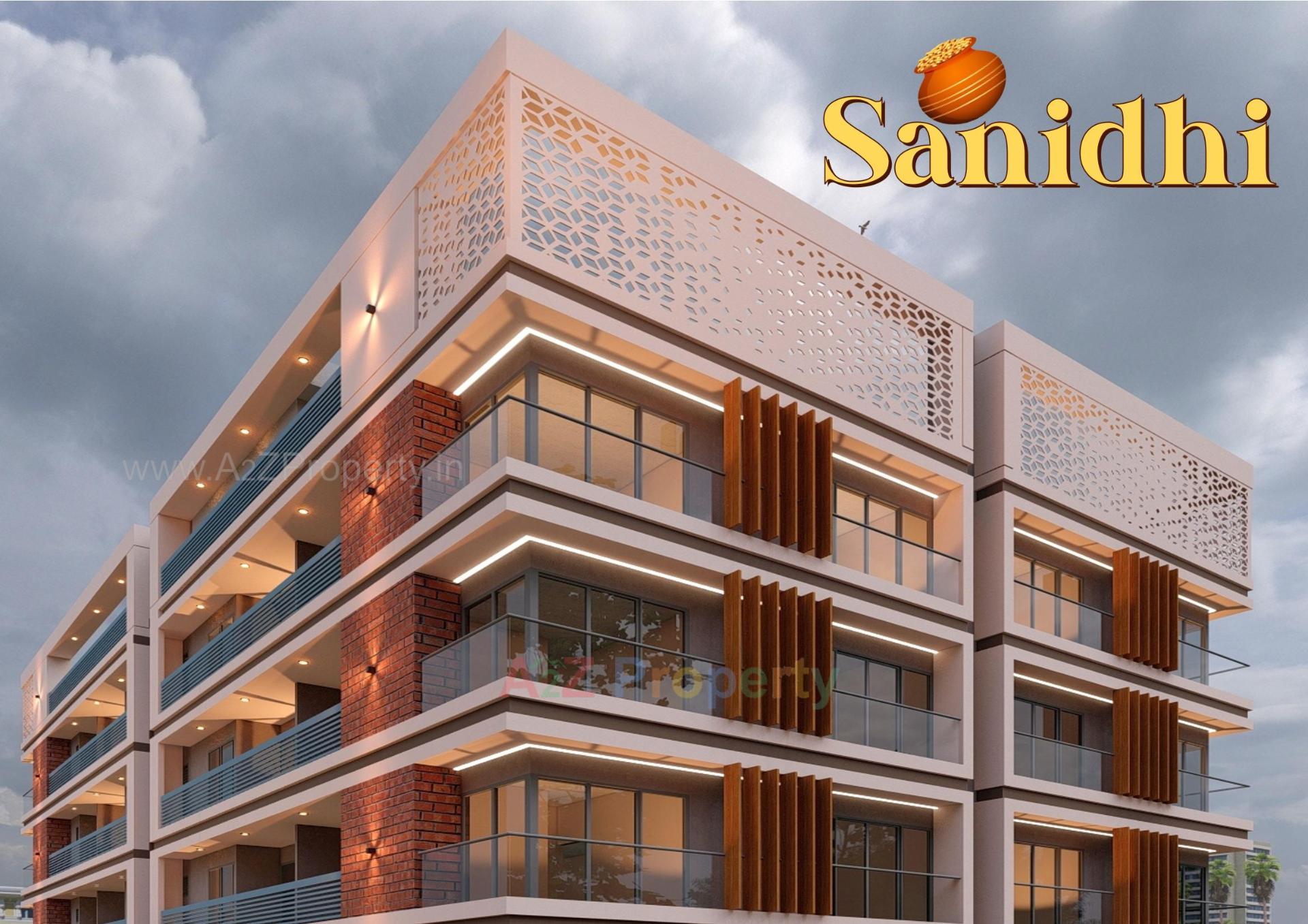 3D Elevation of real estate project Sanidhi located at Bhavnagar, Bhavnagar, Gujarat