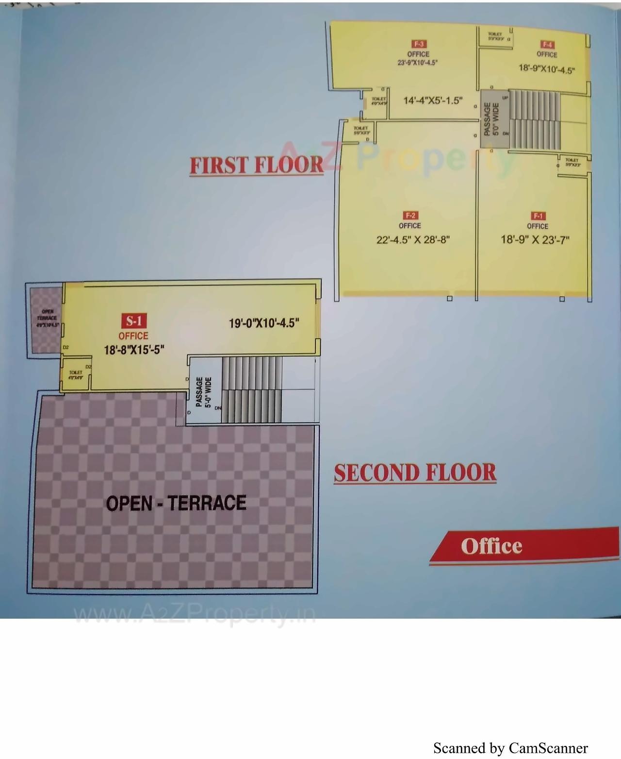 Layout of real estate project Sanket Apartment located at Bhavnagar, Bhavnagar, Gujarat