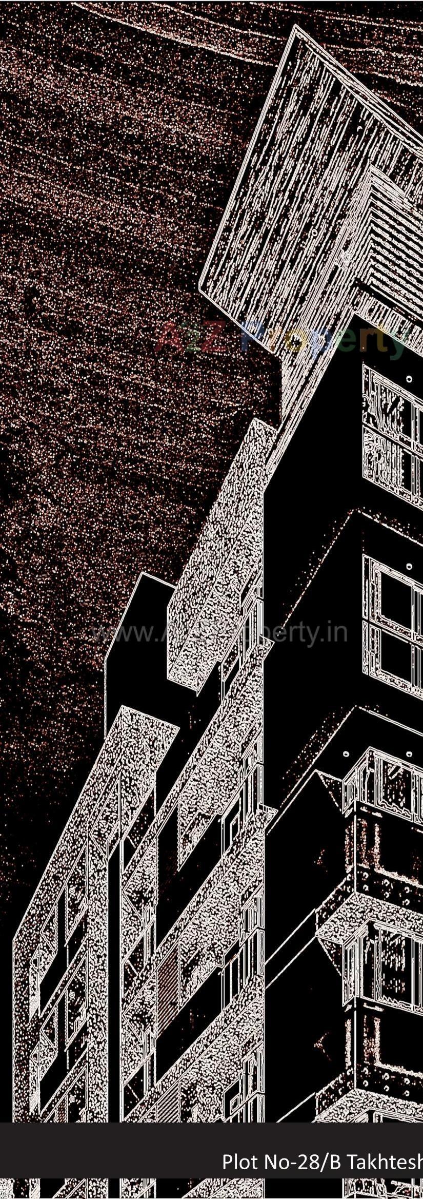 3D Elevation of real estate project Sattva Happiness located at Bhavnagar, Bhavnagar, Gujarat