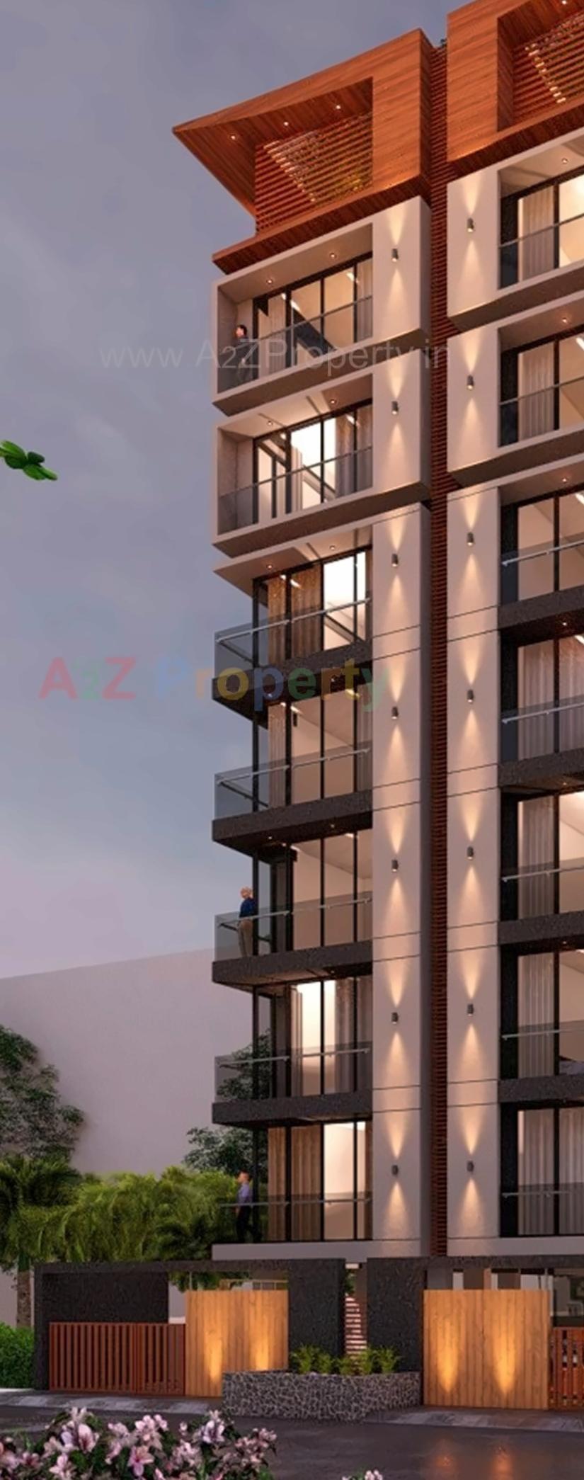 3D Elevation of real estate project Sattva Happiness located at Bhavnagar, Bhavnagar, Gujarat