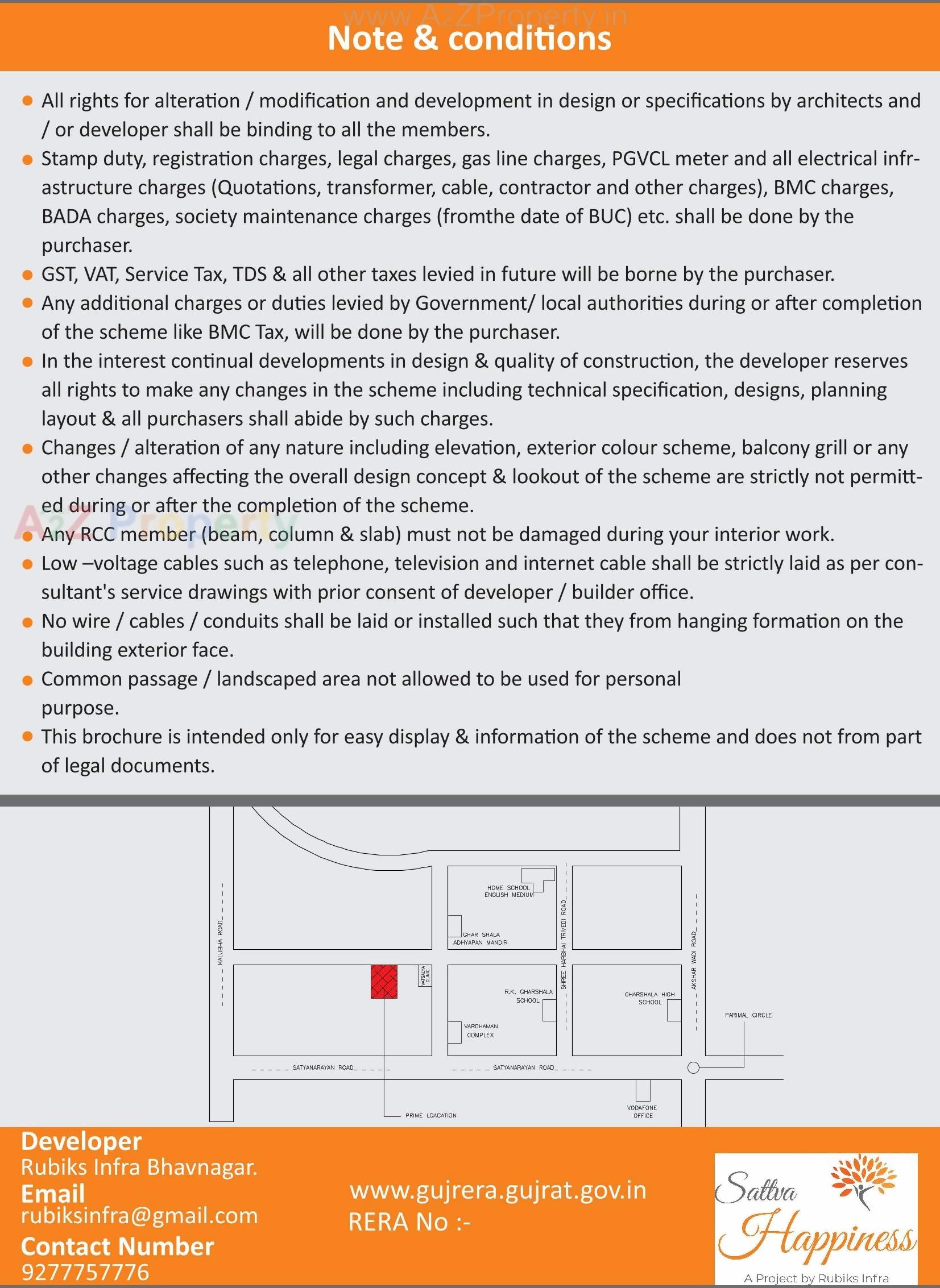  of real estate project Sattva Happiness located at Bhavnagar, Bhavnagar, Gujarat