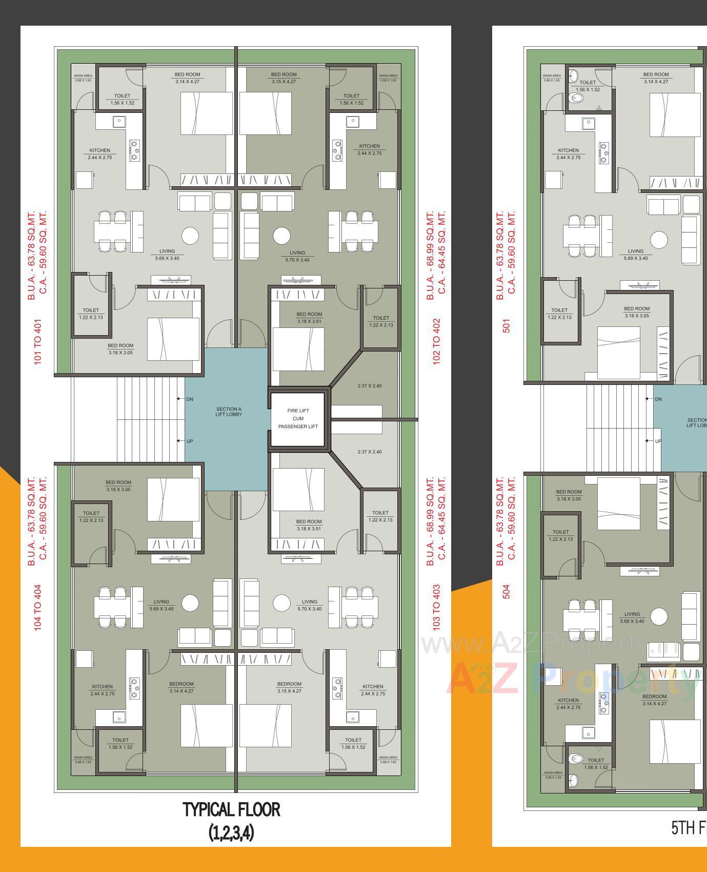 Layout of real estate project Serenity Homes located at Bhavnagar, Bhavnagar, Gujarat