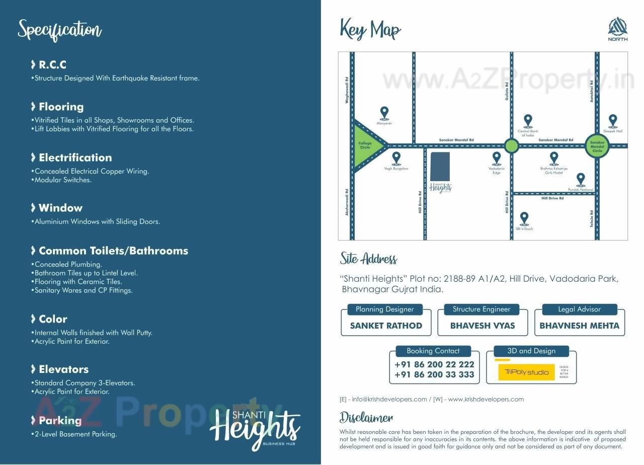  of real estate project Shanti Heights located at Bhavnagar, Bhavnagar, Gujarat