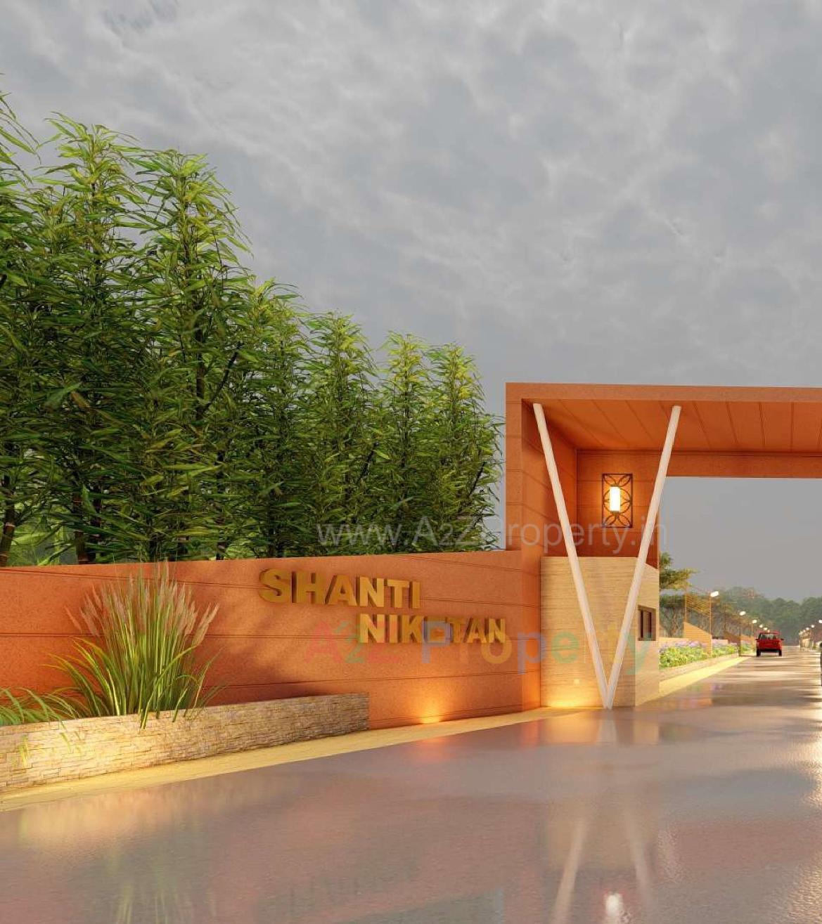 3D Elevation of real estate project Shanti Niketan located at Sidsar, Bhavnagar, Gujarat