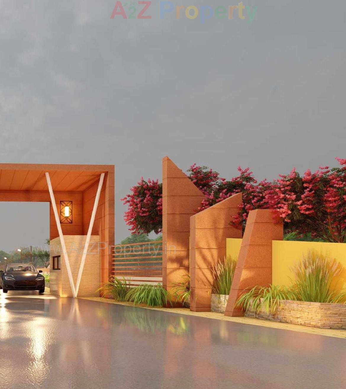 3D Elevation of real estate project Shanti Niketan located at Sidsar, Bhavnagar, Gujarat