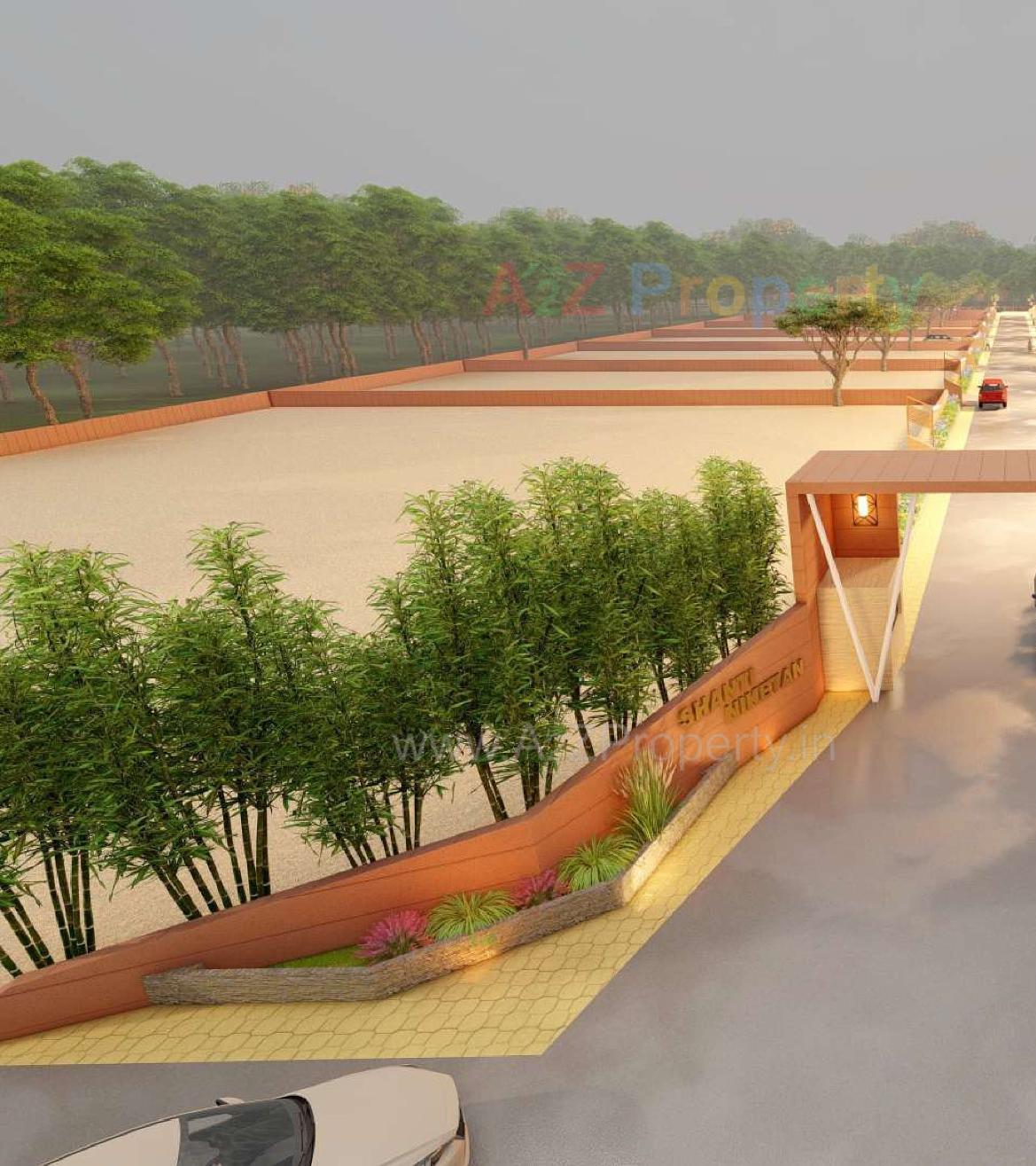 3D Elevation of real estate project Shanti Niketan located at Sidsar, Bhavnagar, Gujarat