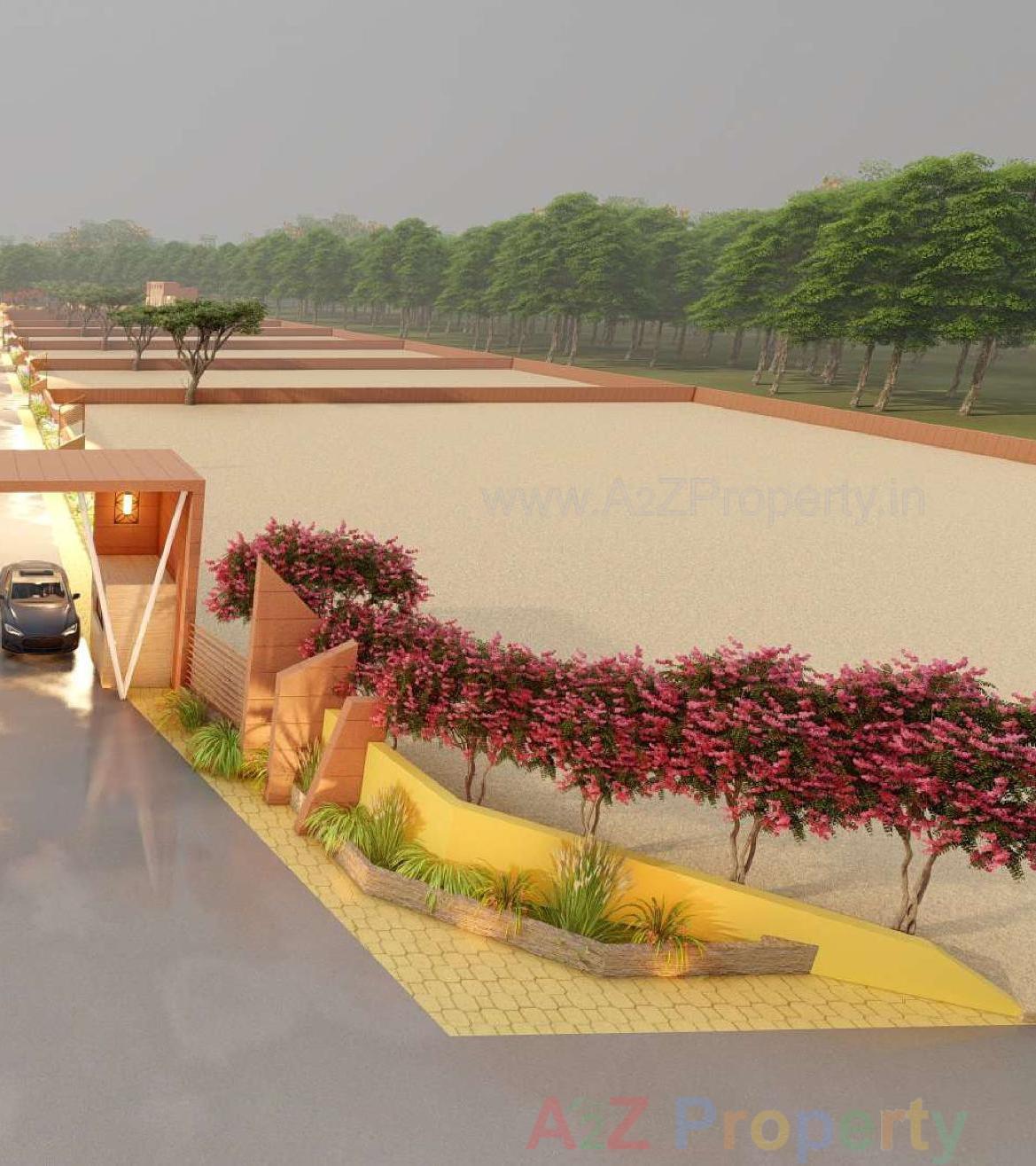 3D Elevation of real estate project Shanti Niketan located at Sidsar, Bhavnagar, Gujarat