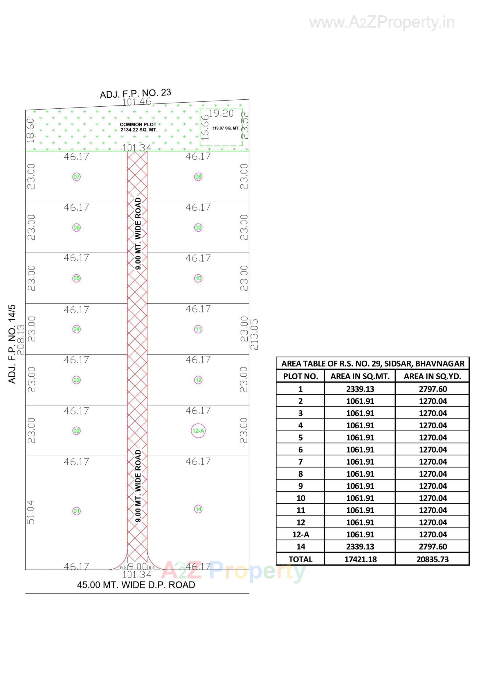  of real estate project Shanti Niketan located at Sidsar, Bhavnagar, Gujarat