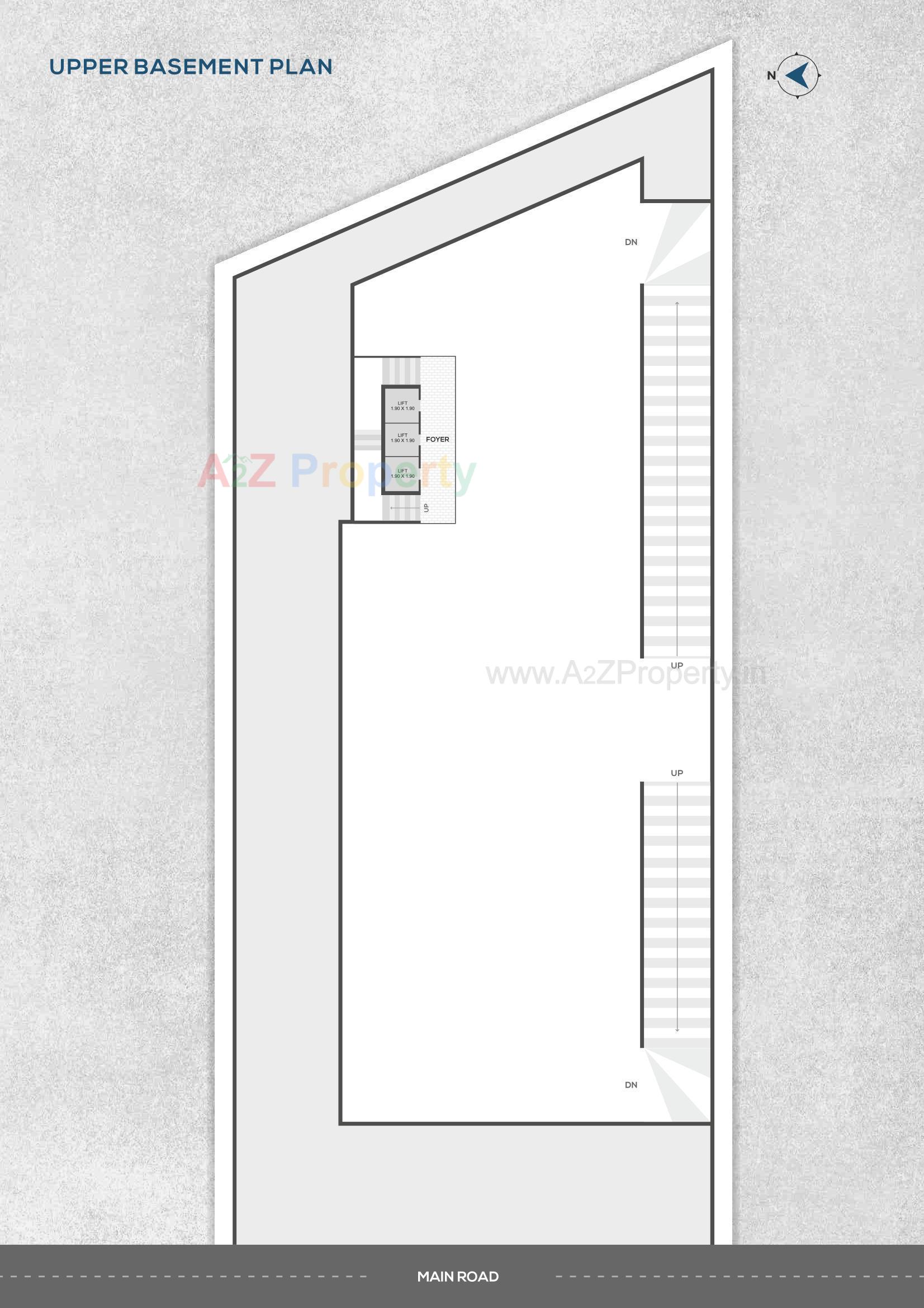 Layout of real estate project Shanti Sky located at Bhavnagar, Bhavnagar, Gujarat