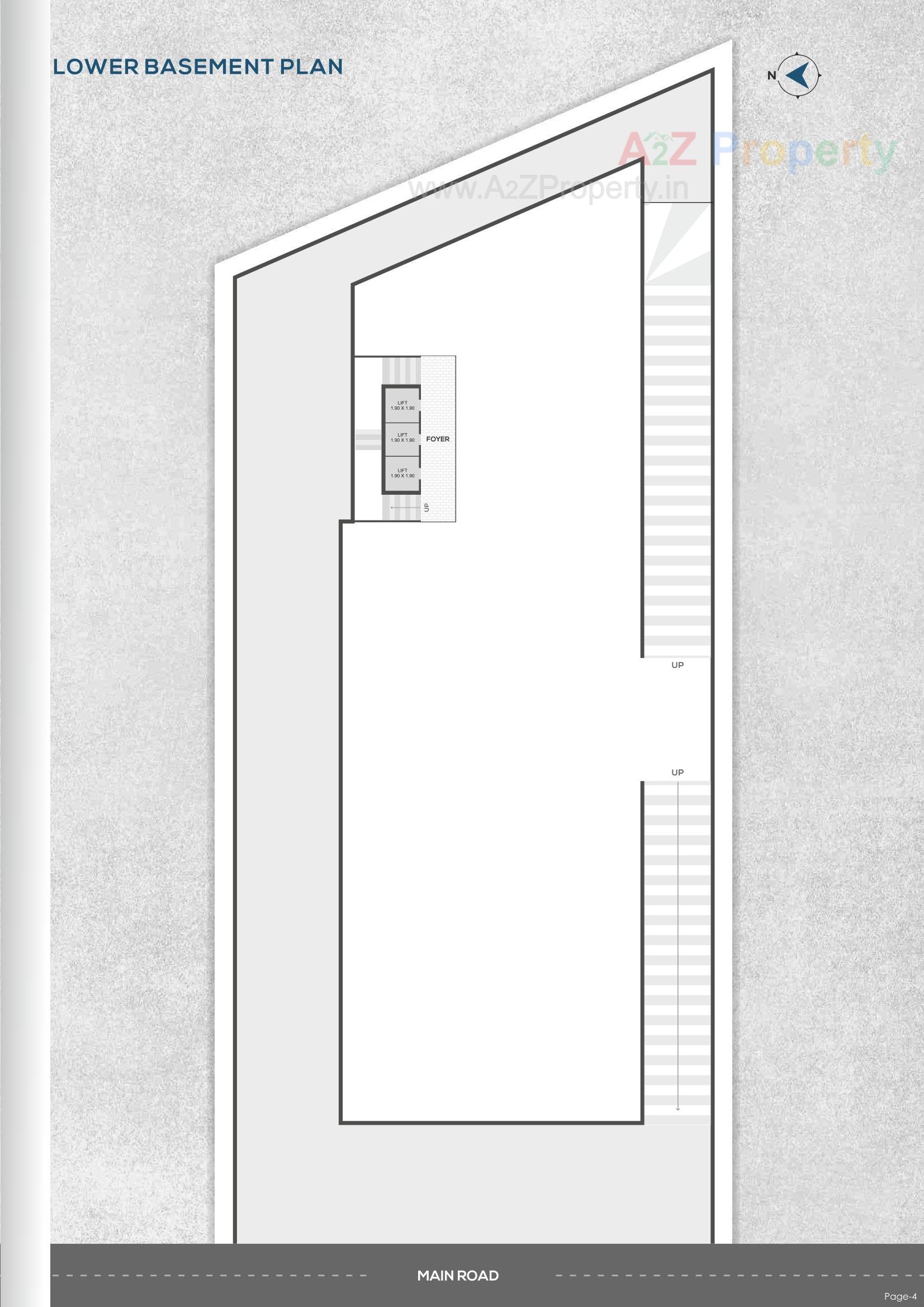 Layout of real estate project Shanti Sky located at Bhavnagar, Bhavnagar, Gujarat