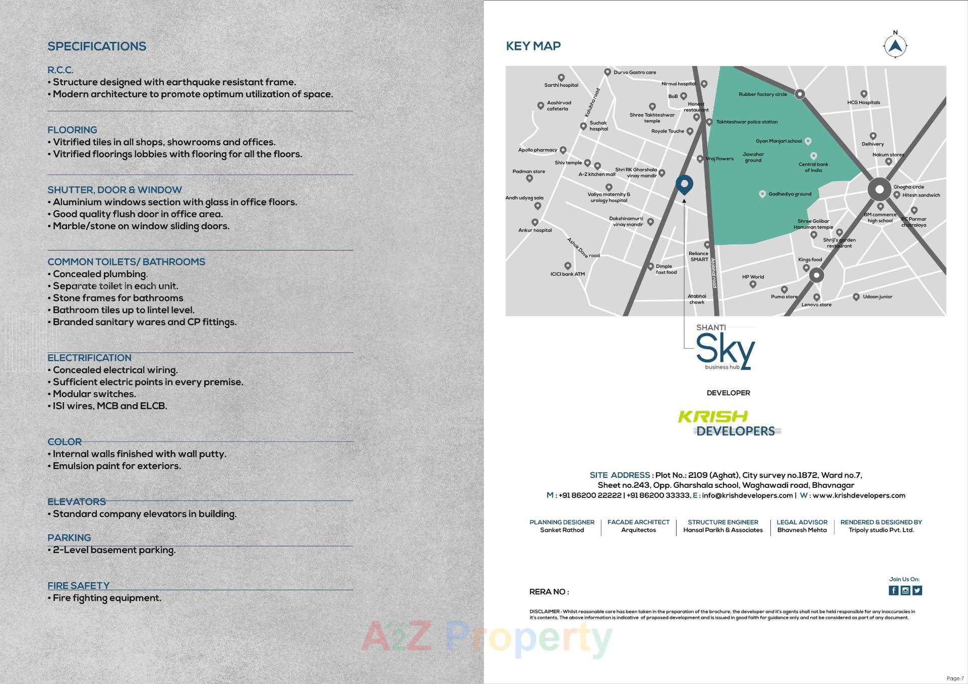  of real estate project Shanti Sky located at Bhavnagar, Bhavnagar, Gujarat