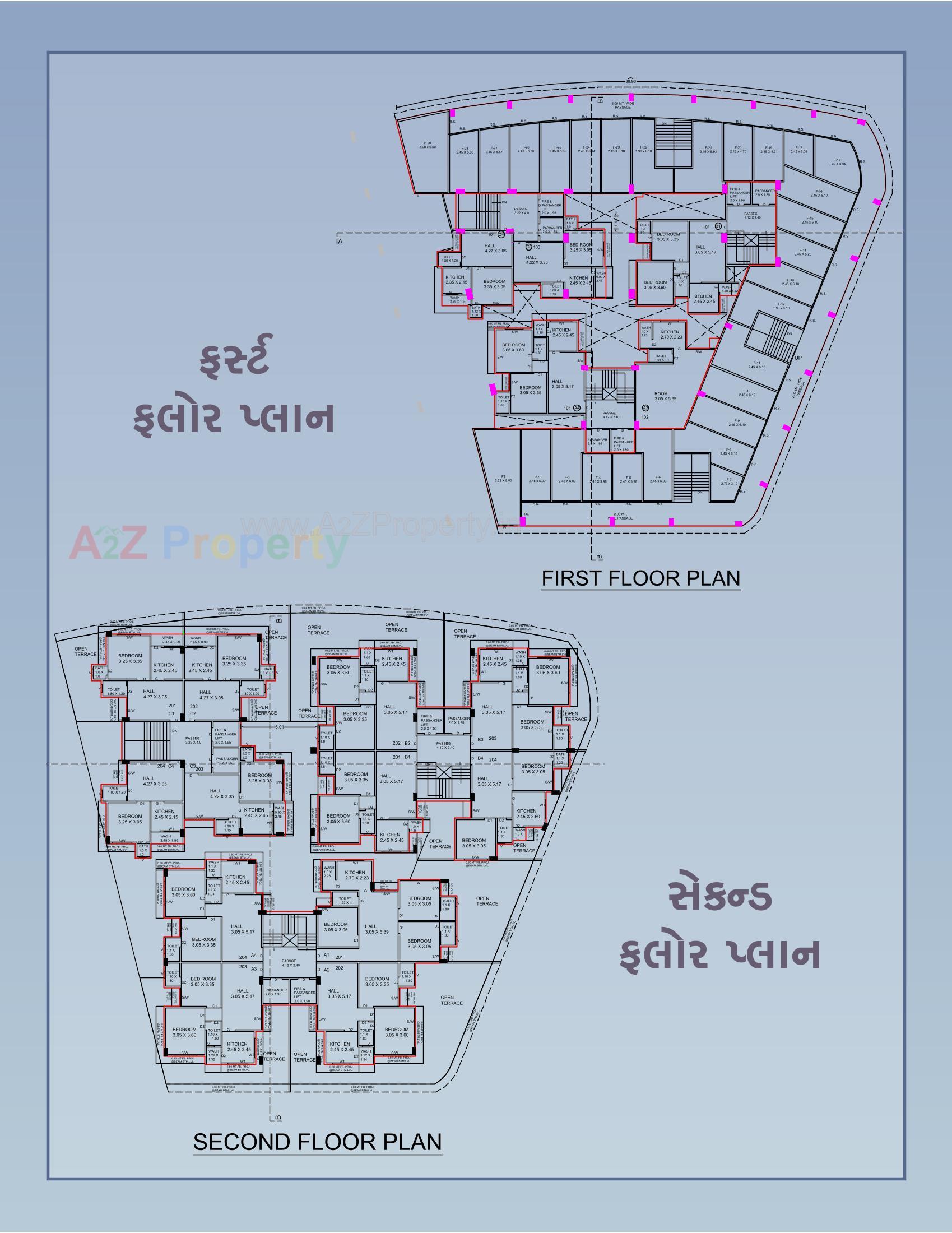 Layout of real estate project Shifa Tower located at Bhavnagar, Bhavnagar, Gujarat