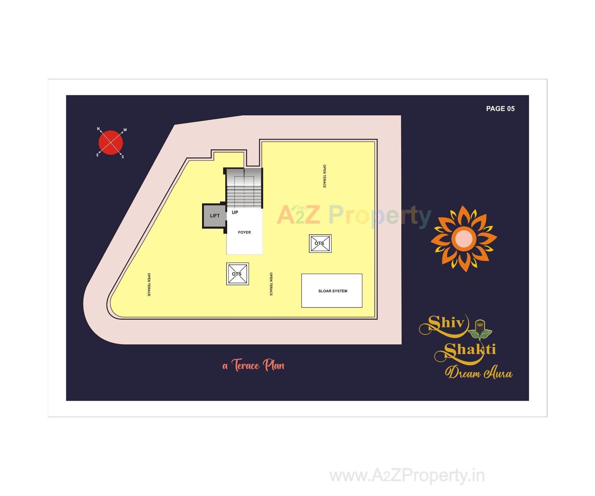 Layout of real estate project Shiv Shakti Dream Aura located at Bhavnagar, Bhavnagar, Gujarat