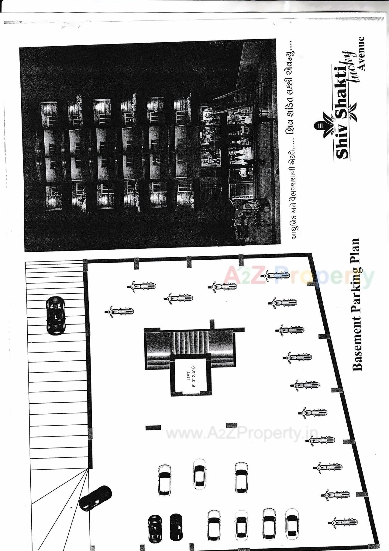 Layout of real estate project Shiv Shakti Lucky Avenue located at Adhewada, Bhavnagar, Gujarat